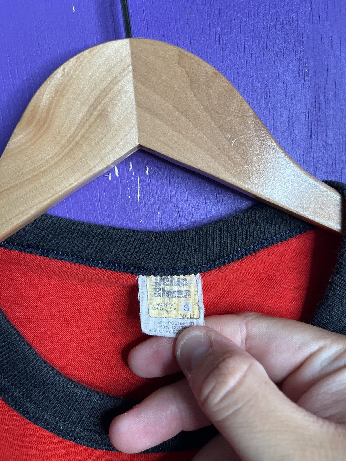 Vintage Vintage 70s Texas tech crest logo jersey t-shirt Size US M / EU 48-50 / 2 - 4 Thumbnail