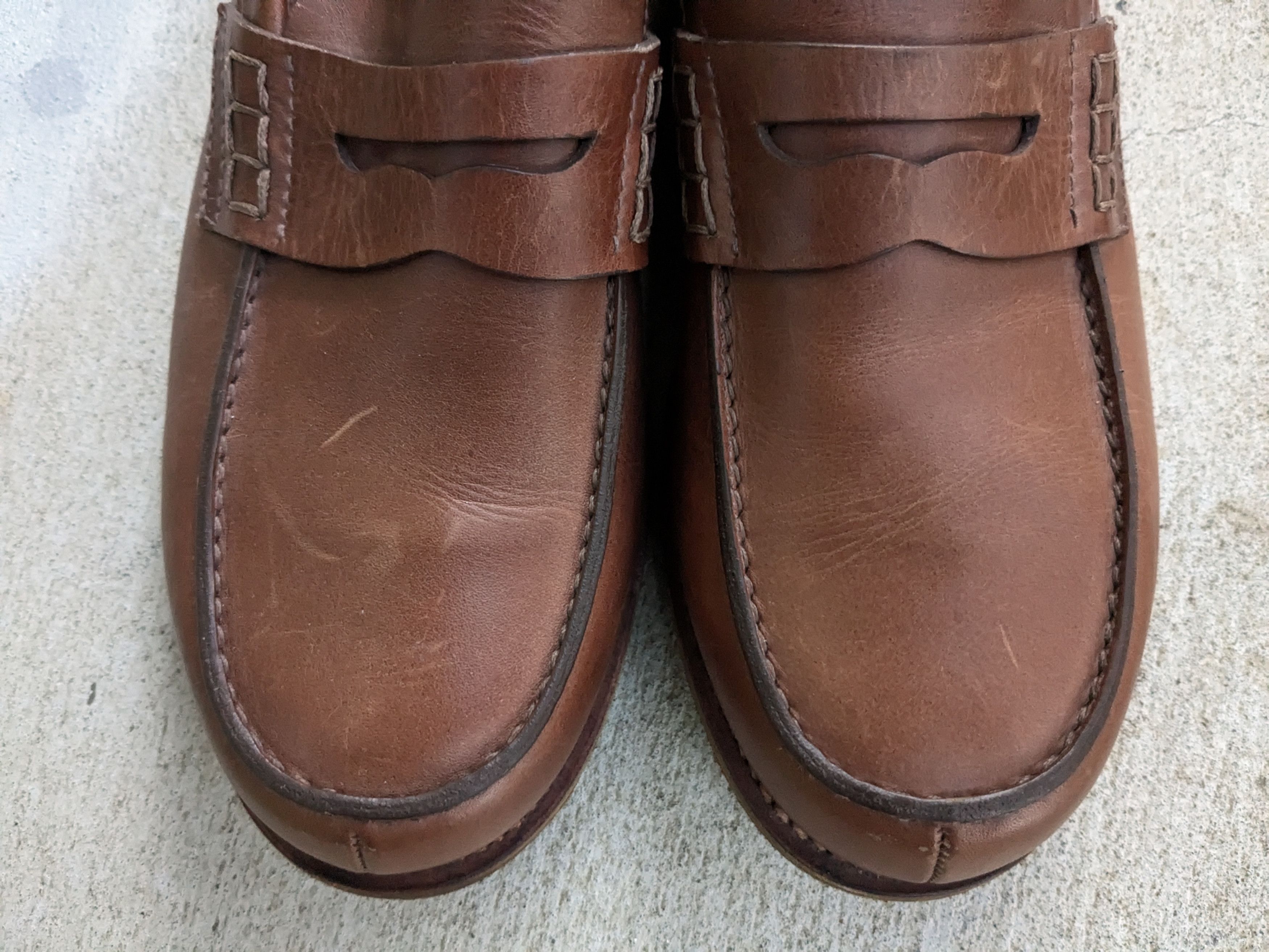 Prada Prada Penny Loafers Brown Leather 10 Slip Ons Italy Tan Size US 10 / EU 43 - 5 Thumbnail