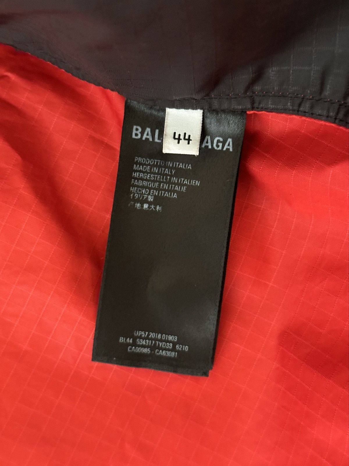 Balenciaga Balenciaga Windbreaker Track Jacket Size US S / EU 44-46 / 1 - 6 Thumbnail