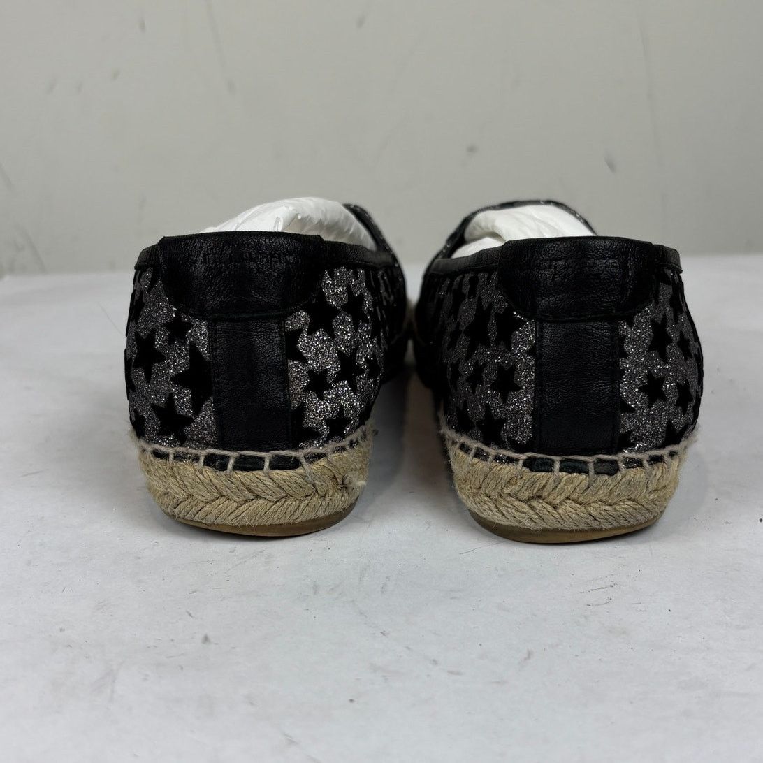 Saint Laurent Paris Saint Laurent Glitter Star Espadrilles Women's 41 US 11 Size US 11 / IT 41 - 4 Thumbnail