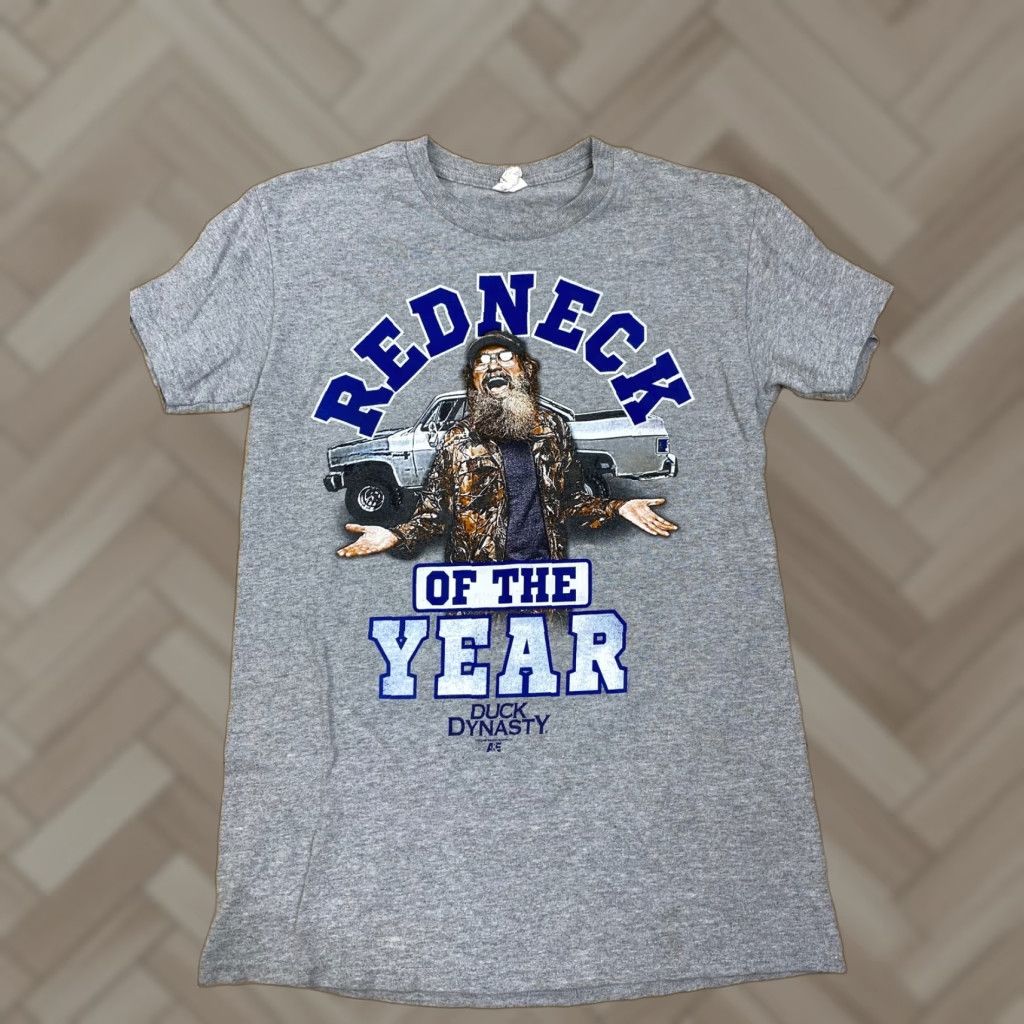 Gildan REDNECK OF THE YEAR Uncle Si DUCK DYNASTY Short Sleeve T Shirt #2049 MEN Gray Graphic Tee Vintage: No Crew Neck Size S Size US S / EU 44-46 / 1 - 1 Thumbnail