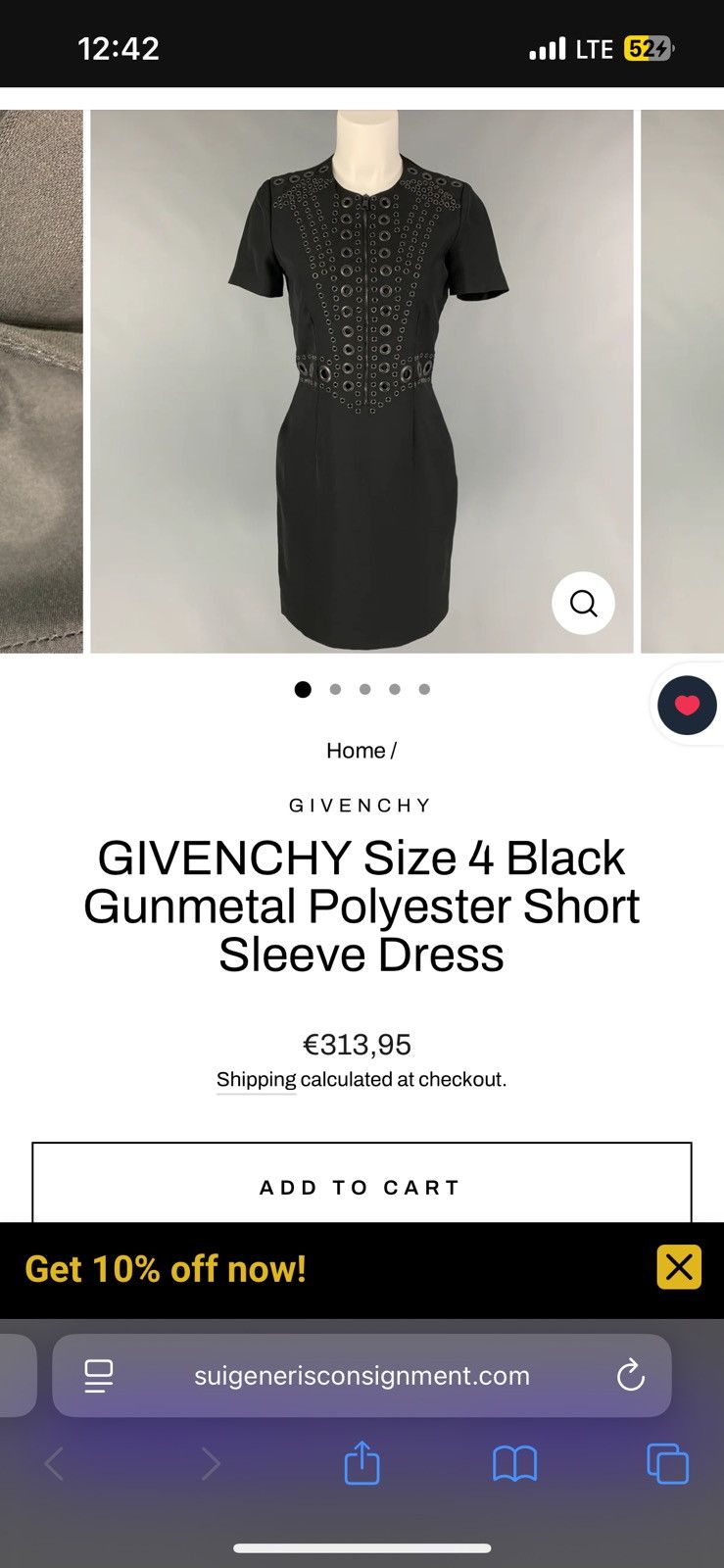 Givenchy Givenchy Zip-front Grommet Dress Size S / US 4 / IT 40 - 7 Thumbnail
