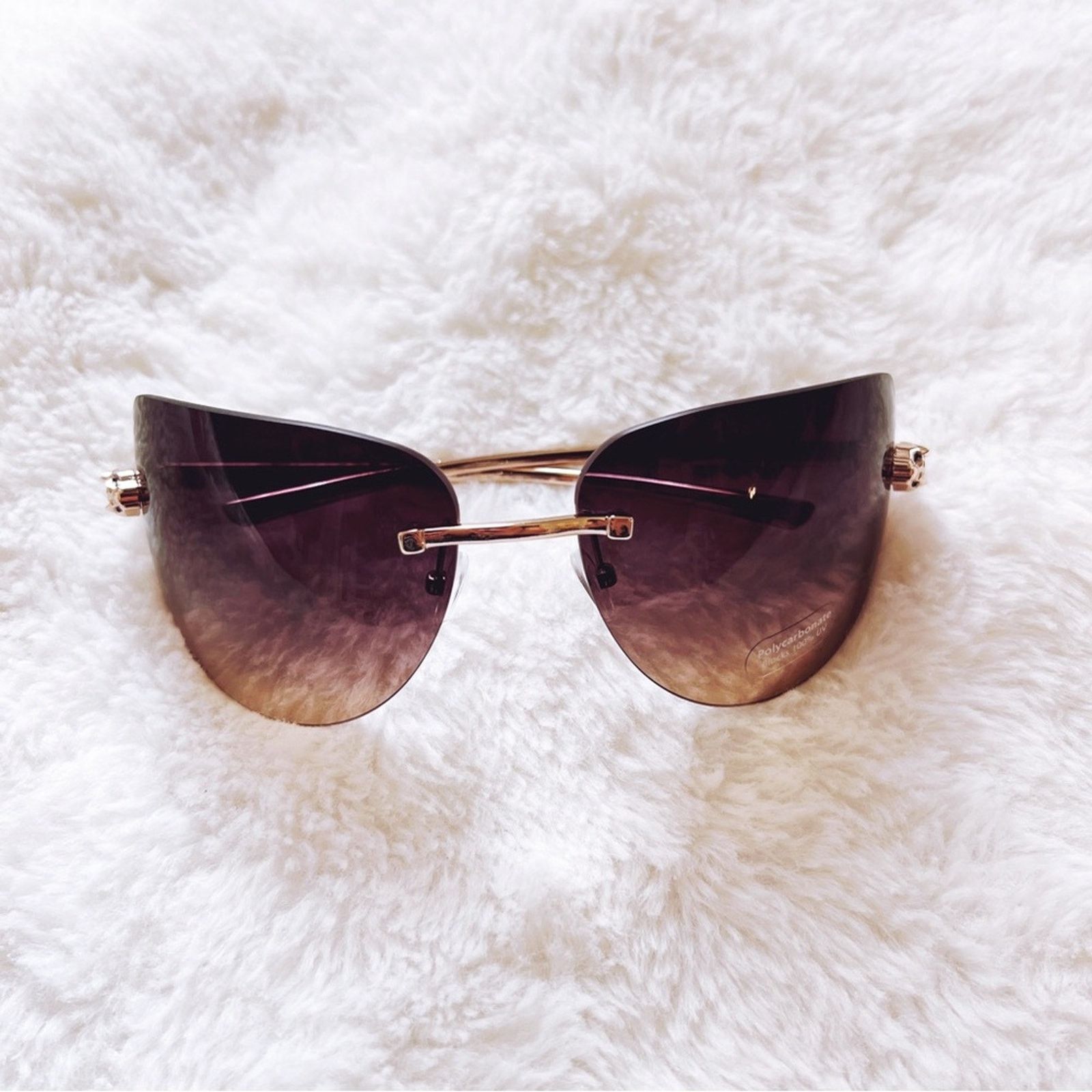 Other Ophelia Brown Floral Chic Sunglasses Size ONE SIZE - 1 Thumbnail