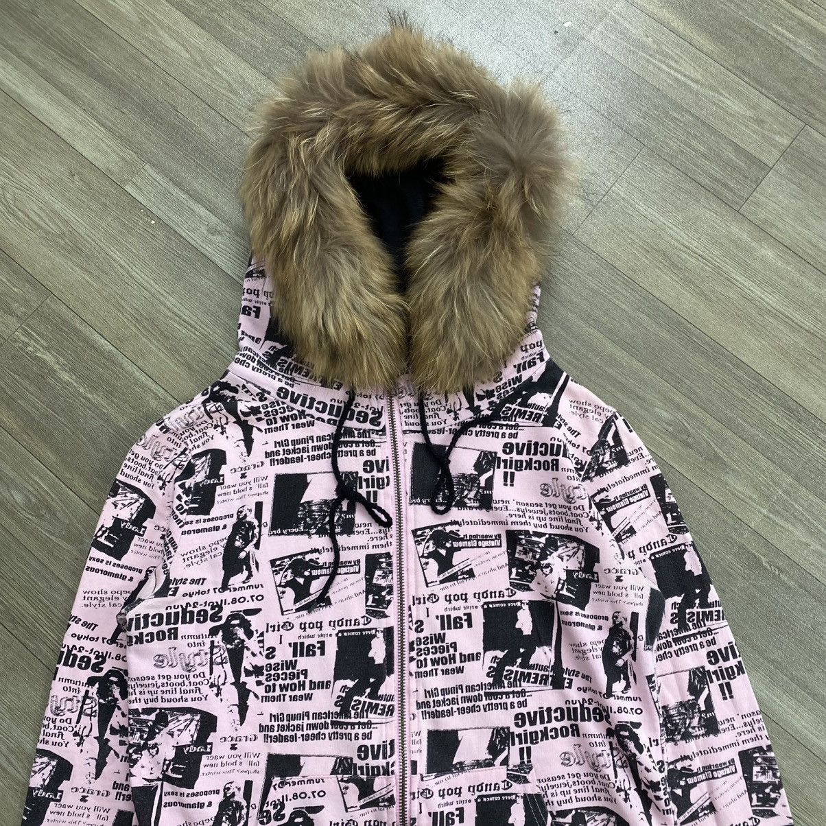 If Six Was Nine 2000s Beauty Beast Cryx Kmrii Ifsix Lgb Style Fur Zip Hoodie Size US S / EU 44-46 / 1 - 3 Thumbnail