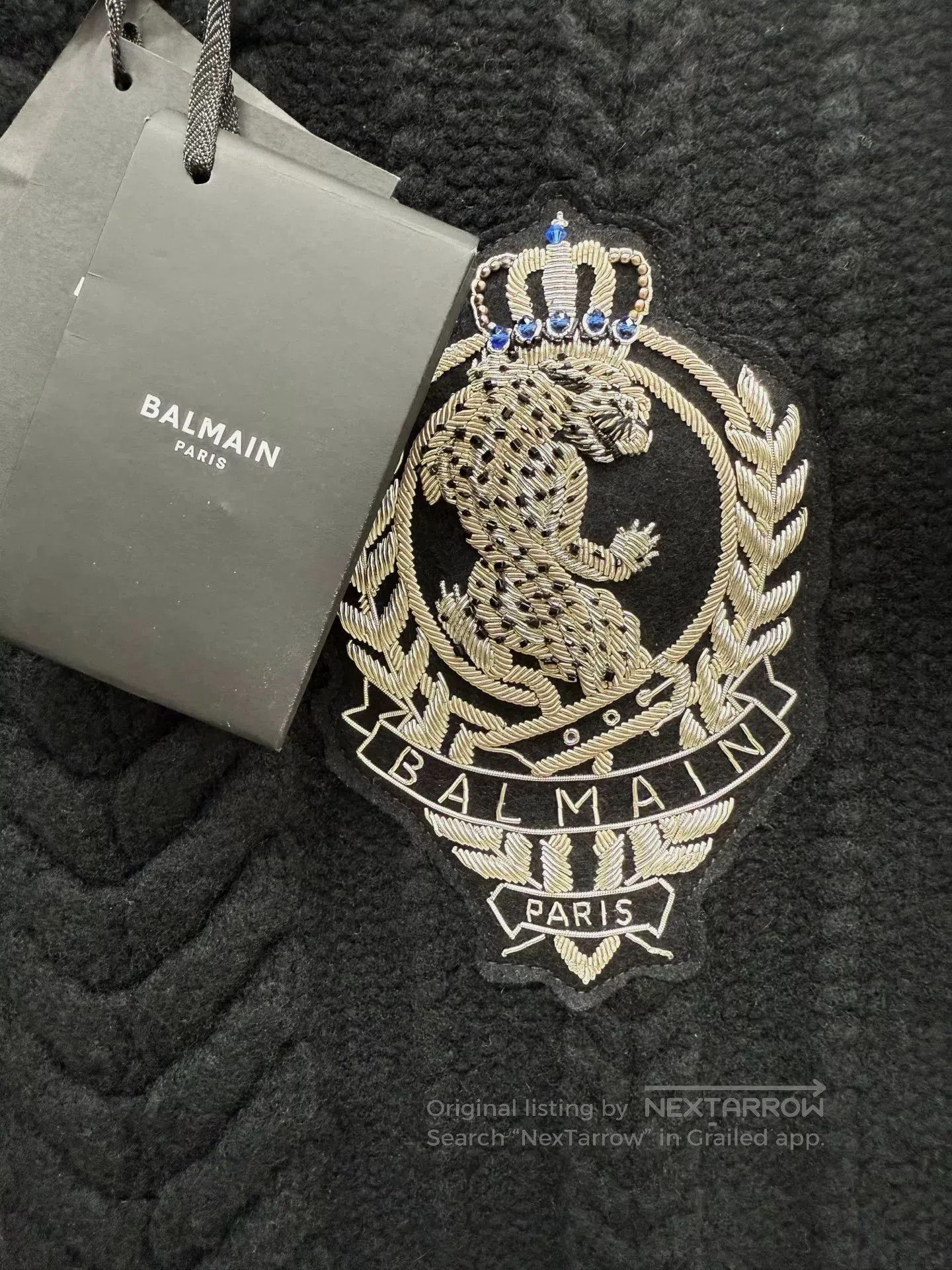 Balmain Balmain Heavy Embroidered Wool Cashmere Sweater. Size US M / EU 48-50 / 2 - 5 Thumbnail