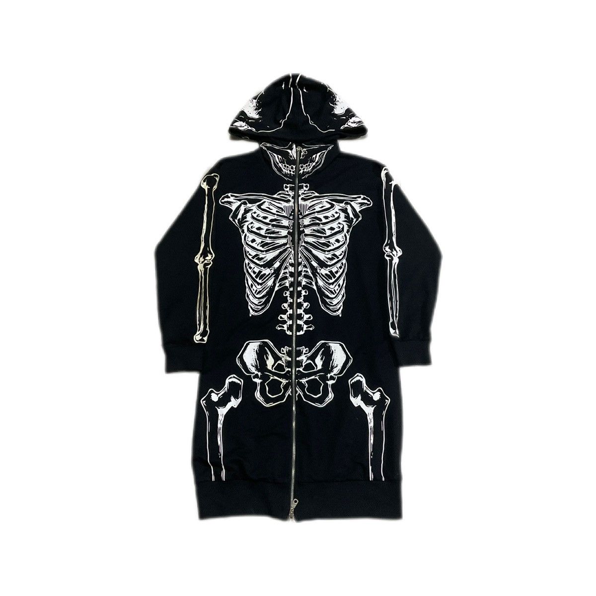 Hysteric Glamour × If Six Was Nine × Seditionaries 🔥Sick Y2K Glad News Skeleton Hoodie Zipper Punk Size US L / EU 52-54 / 3 - 7 Thumbnail