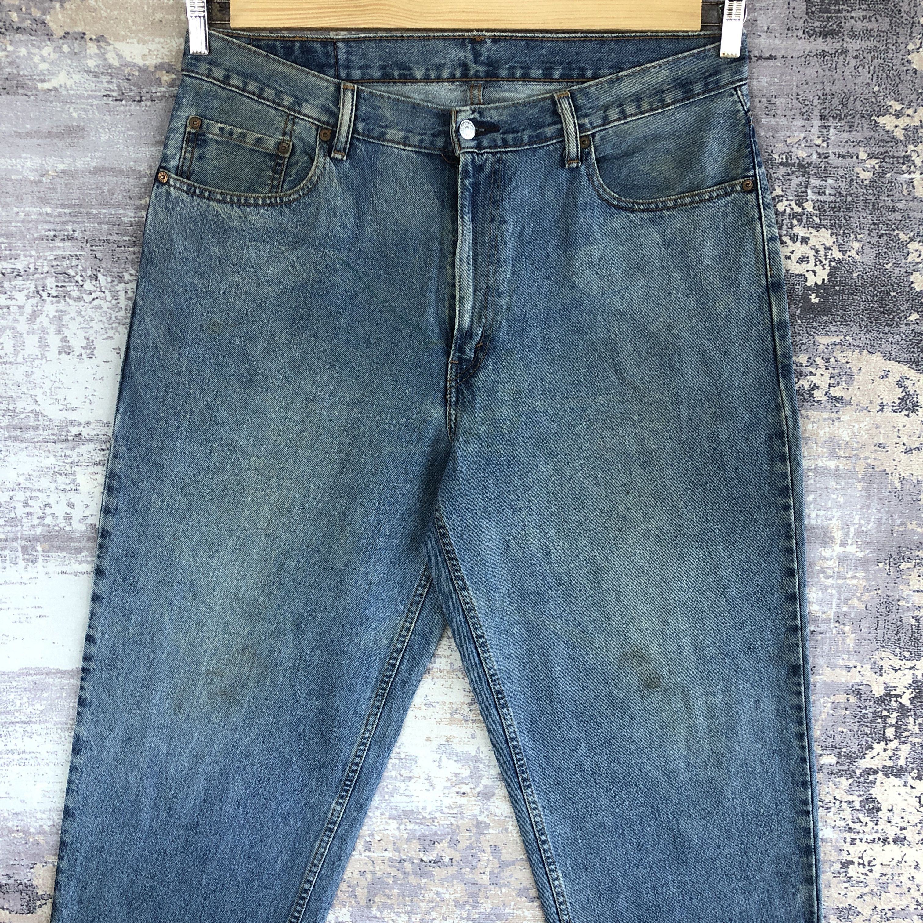 Levi's Vintage Y2K Levis 560 Stone Wash Jeans Levi's Faded Denim Size US 36 / EU 52 - 3 Thumbnail