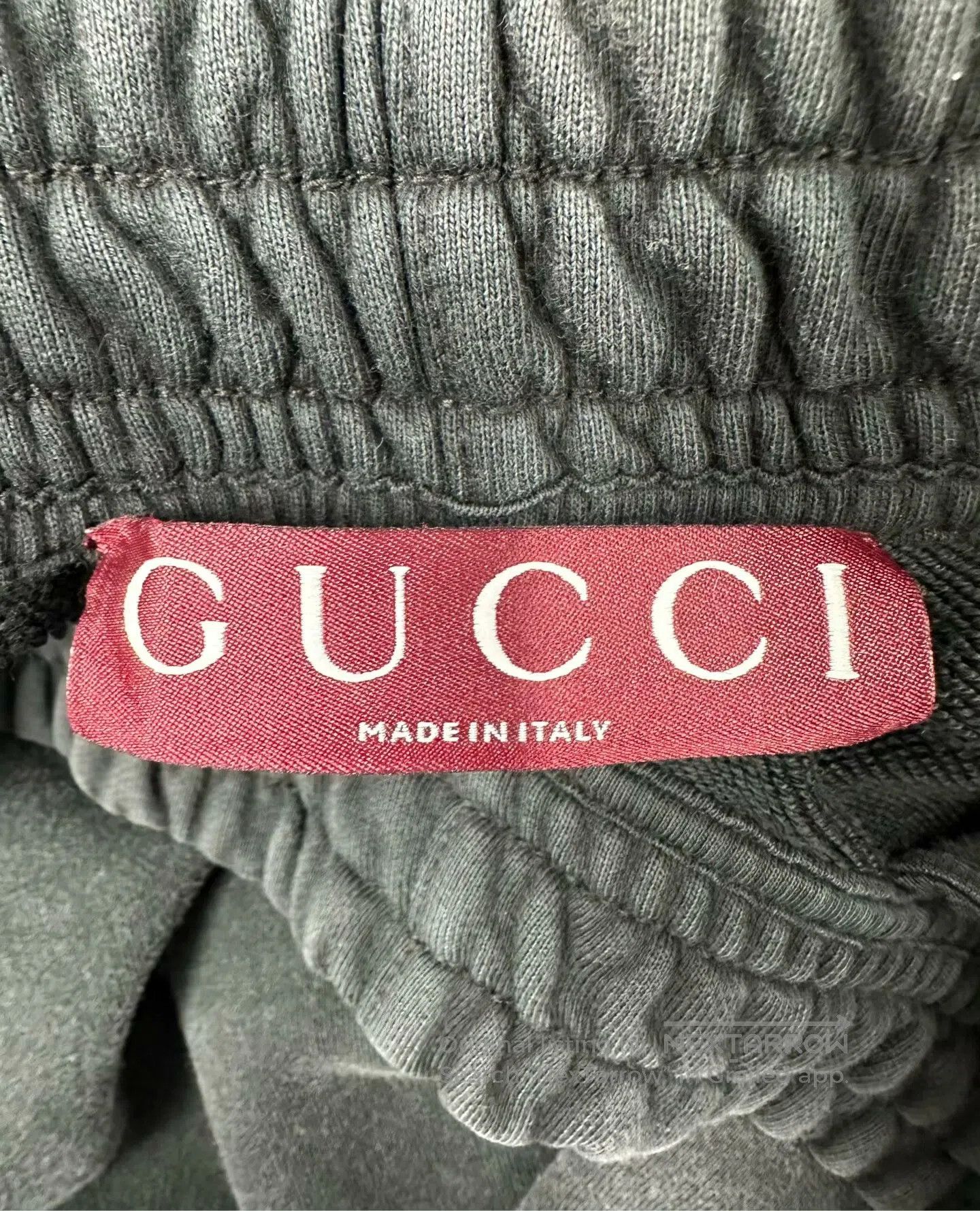 Gucci Guicci size S Gray Embroidered Logo Casual Pants| Size US 27 - 3 Thumbnail