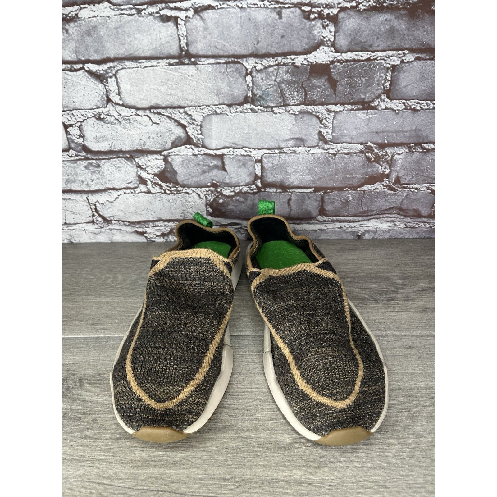Sanuk Sanuk Chiba Quest Knit Brown Natural Fabric Slip On Shoes Me Size US 10 / EU 43 - 10 Thumbnail