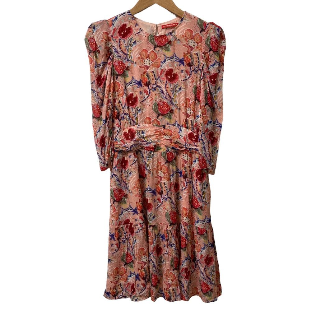 Other Other Vivienne Tam Flower Sheer Dress Others Dresses DUTY FREE for USA Size ONE SIZE - 1 Thumbnail