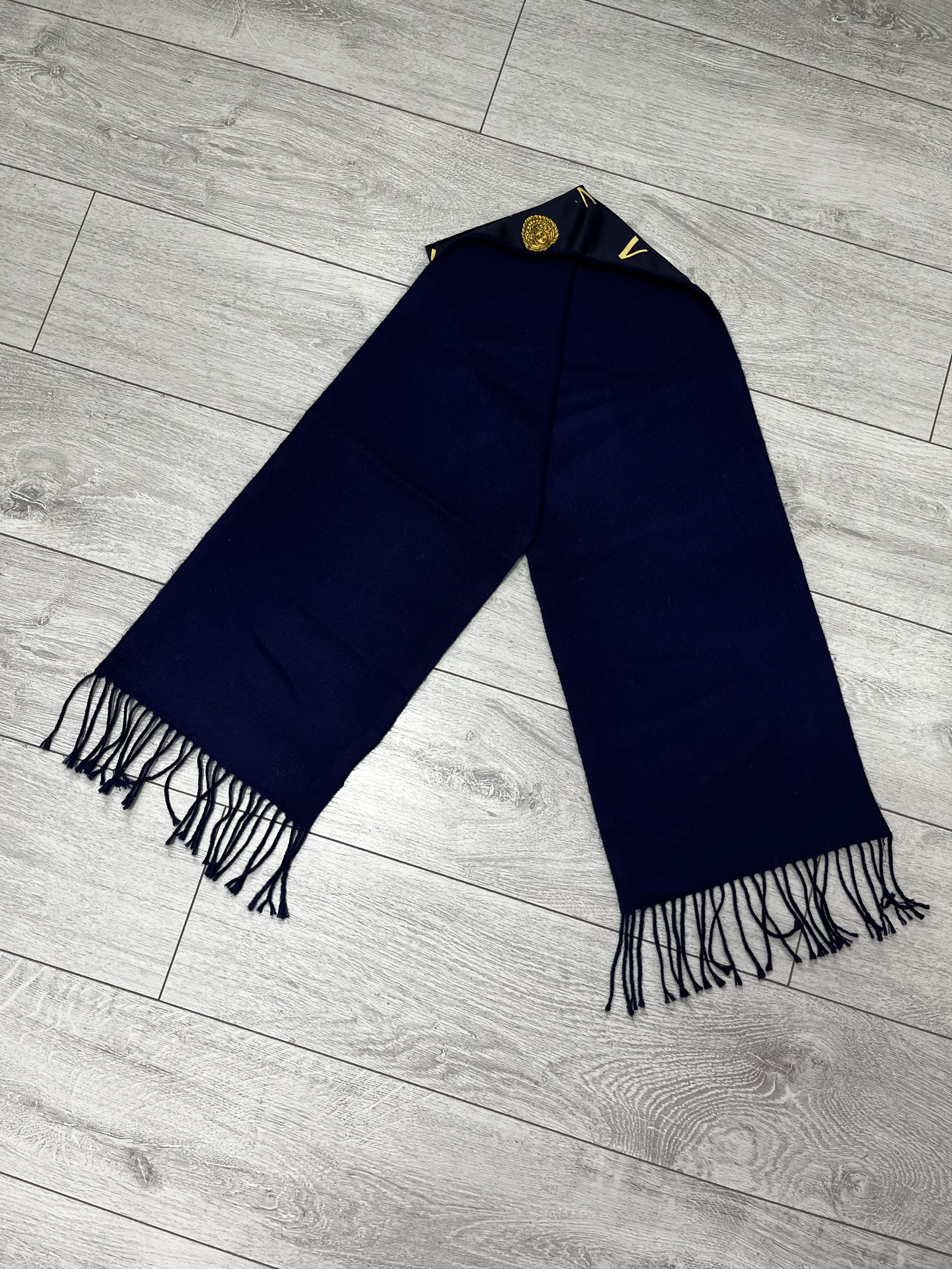 Other × Versace 🌚 Versace Medusa Monogram Luxury Scarf Muffler Size ONE SIZE - 5 Thumbnail