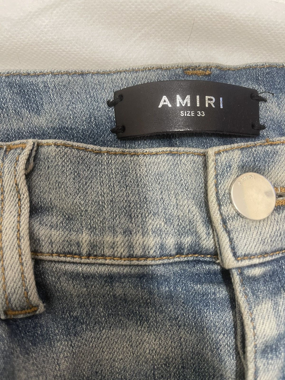 Amiri amiri rainbow patch Size US 33 - 5 Thumbnail
