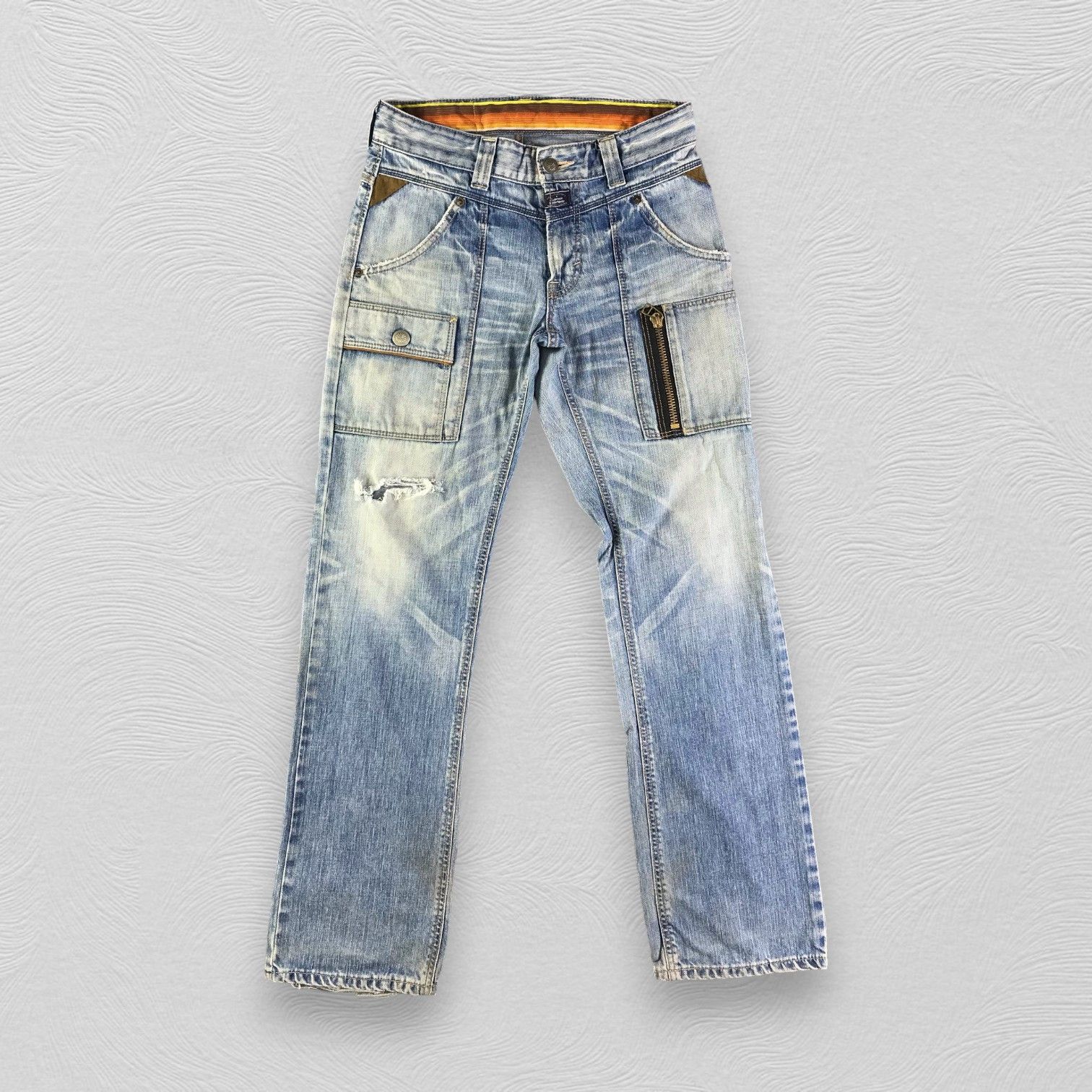Edwin Vintage Edwin Blue Trip Bush Pants Jeans KJ2744 Size US 30 / EU 46 - 1 Thumbnail
