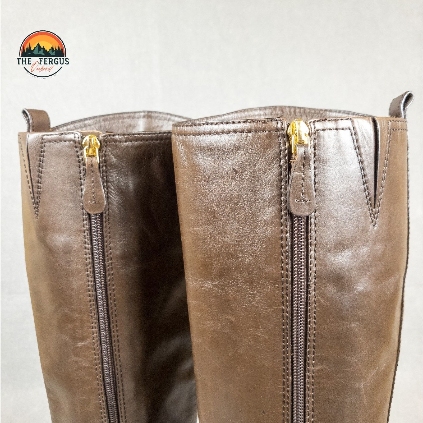 Tory Burch Tory Burch Bristol Brown Leather Knee High Riding Boot Sz 7 Size US 7 / IT 37 - 20 Thumbnail