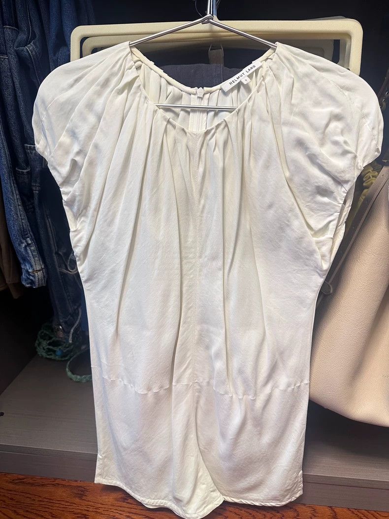 Helmut Lang Helmut Lang Silk Bubble Sleeve Top - dmc Size US S / EU 44-46 / 1 - 1 Thumbnail