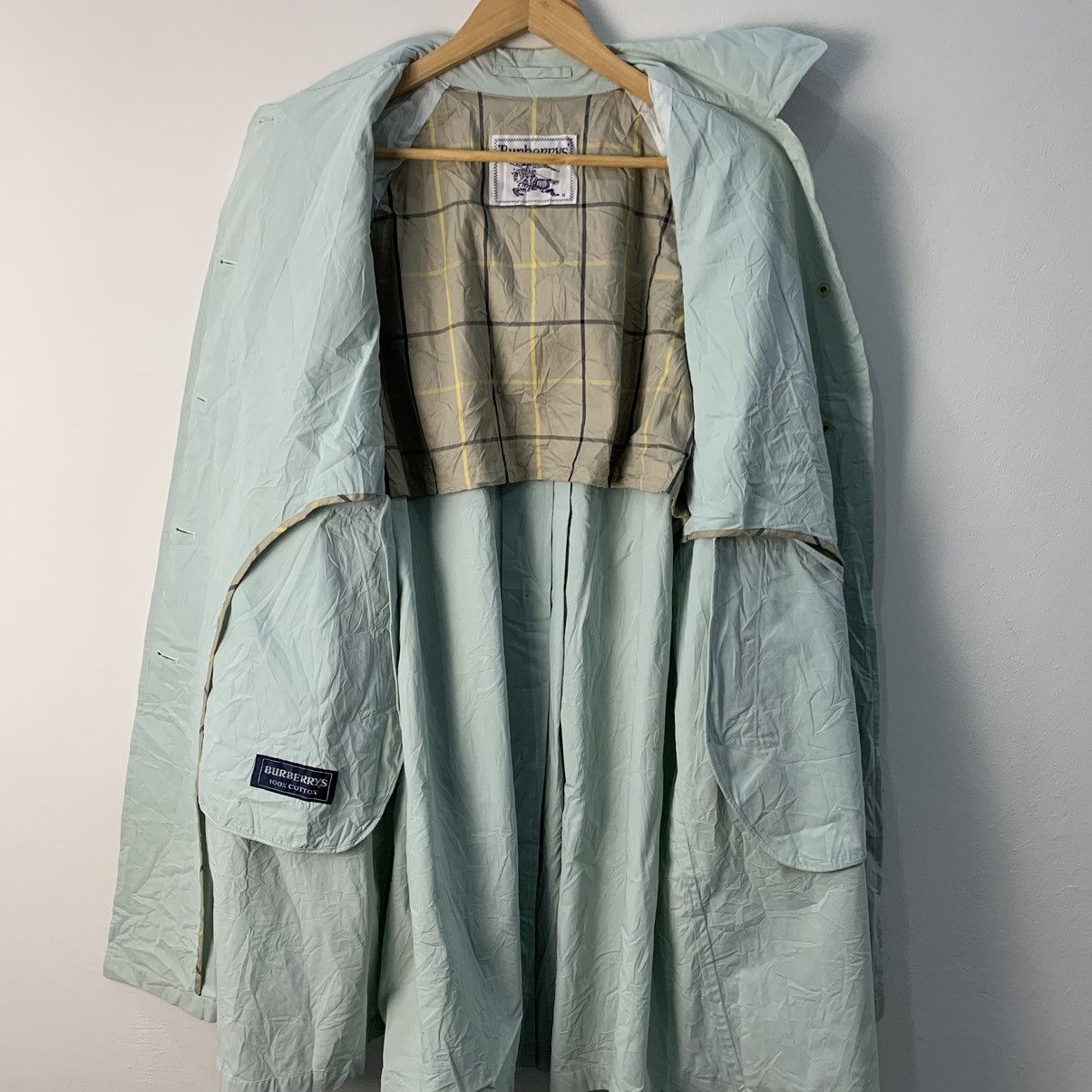 Burberry × Vintage Vintage Burberry's Trench Coat / Long Jacket Nova Check Size US L / EU 52-54 / 3 - 5 Thumbnail