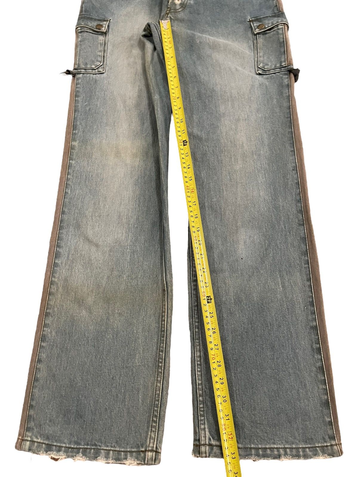 Nicole Club Vintage Japan Monsieur Nicole Cargo Style Loose Jeans Size US 34 / EU 50 - 13 Thumbnail