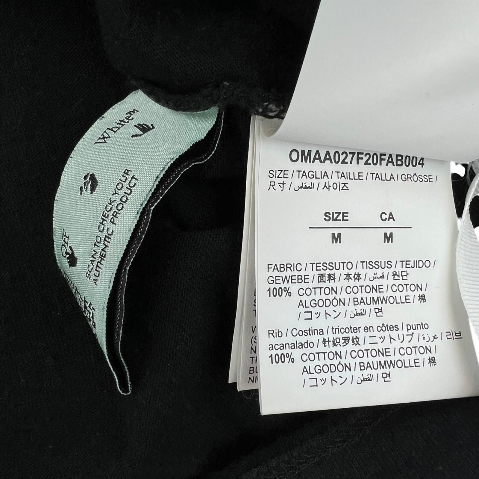 Off-White Off-White Pascal Arrows Black T Shirt Size US M / EU 48-50 / 2 - 5 Thumbnail