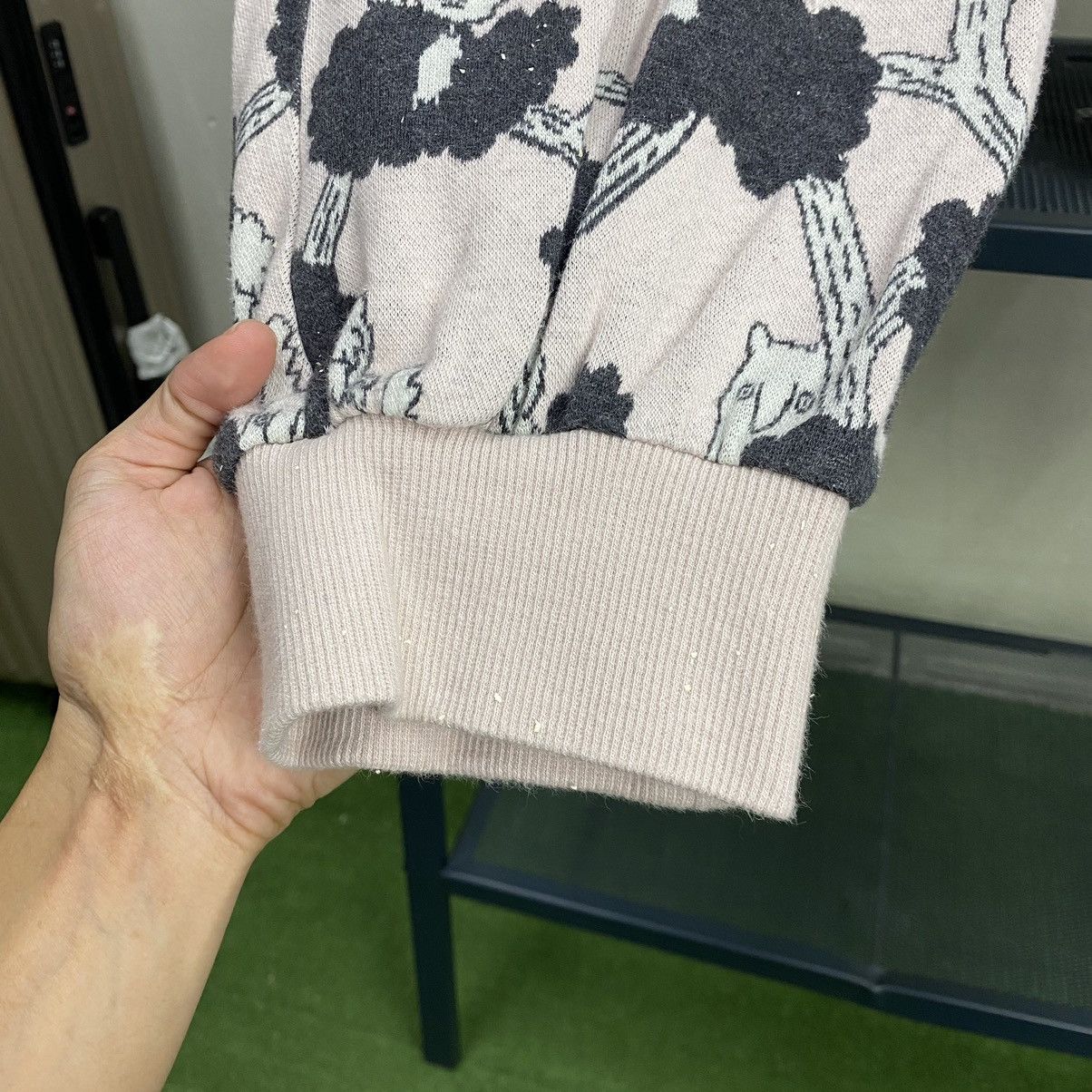 Issey Miyake × Japanese Brand × Ne-Net NE-NET FULLPRINT DROP CROTCH BAGGY 3Q PANTS Size US 32 / EU 48 - 10 Thumbnail