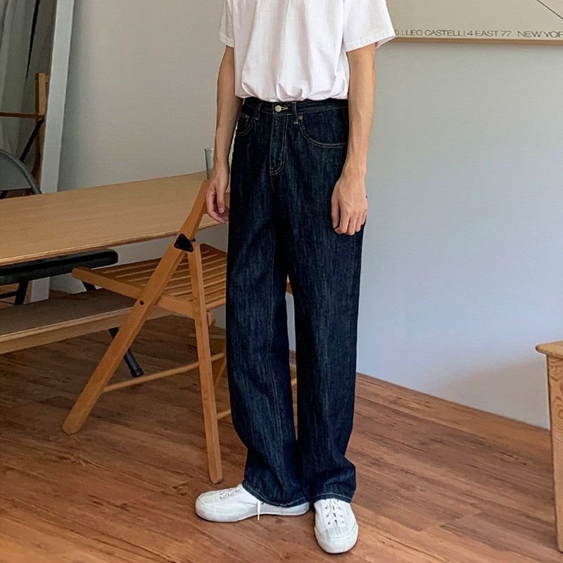 Japanese Brand × Jean Retro high street loose casual wide leg jeans Size US 32 / EU 48 - 5 Thumbnail