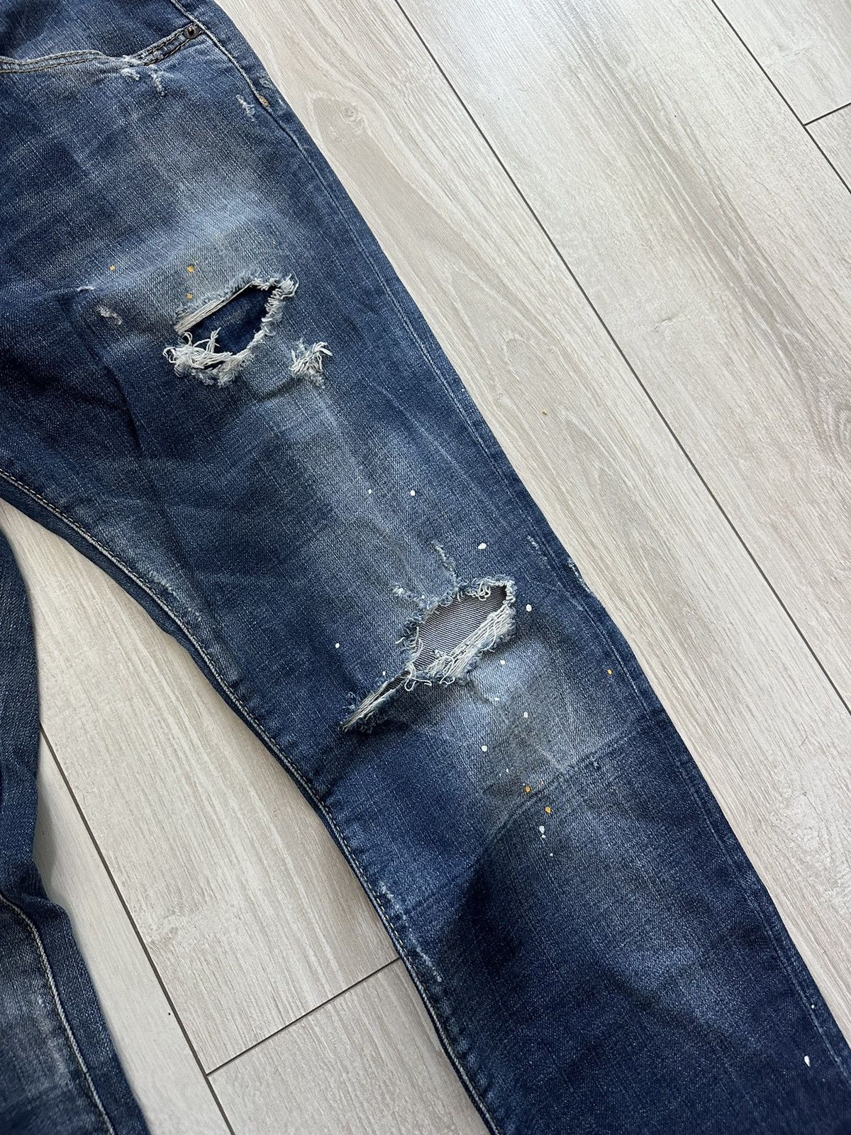 Dsquared2 Dsquared2 Skater Distressed Denim Jeans Pants (A034) Size US 34 / EU 50 - 6 Thumbnail