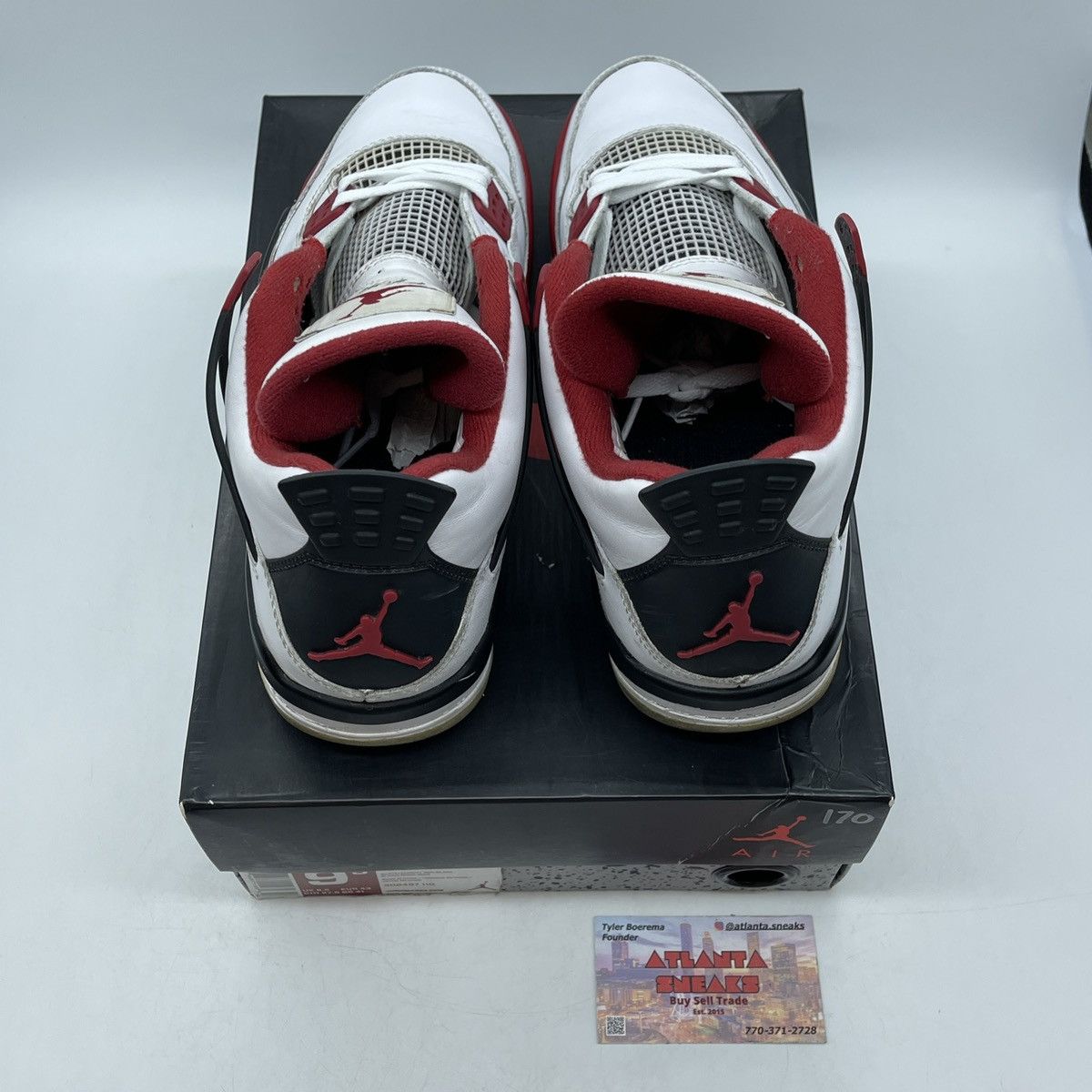 Jordan Brand Air Jordan 4 fire red Size US 9.5 / EU 42-43 - 6 Thumbnail
