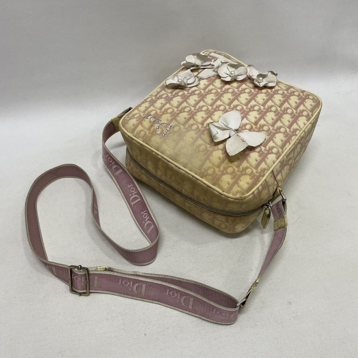 Dior ‼️LASTDROP‼️ CHRISTIAN DIOR TROTTER FLOWER SHOULDER BAG Size ONE SIZE - 6 Thumbnail