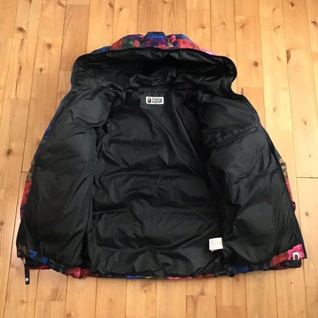 Bape BAPE Crazy color camo full zip hoodie Puffer Down Jacket Size US L / EU 52-54 / 3 - 5 Thumbnail