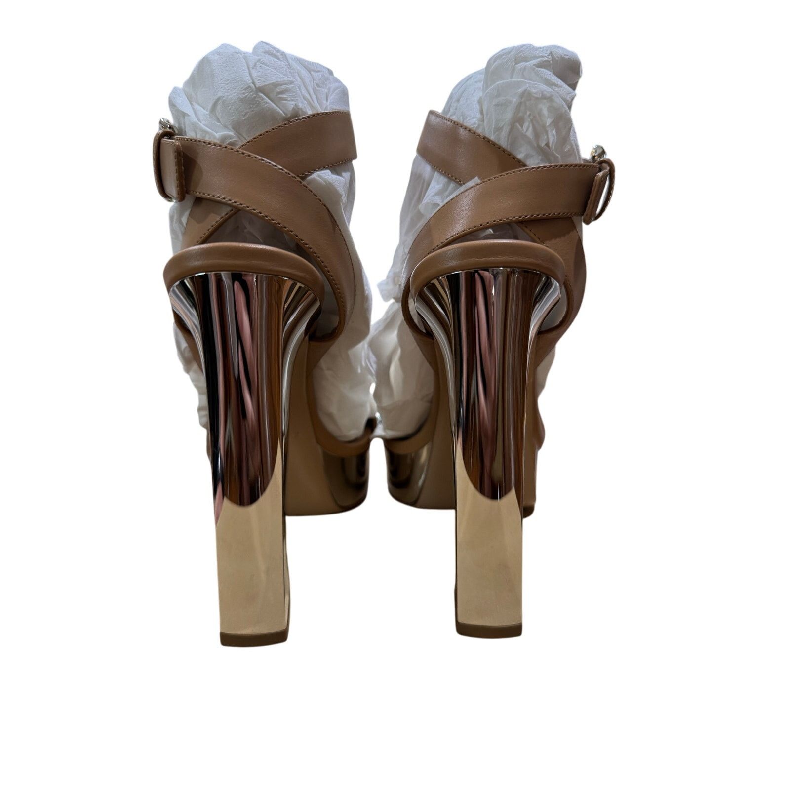 Michael Kors Michael Kors Collection Platform (Camel) Sandals sz. 37.5 EU Size US 7.5 / IT 37.5 - 5 Thumbnail