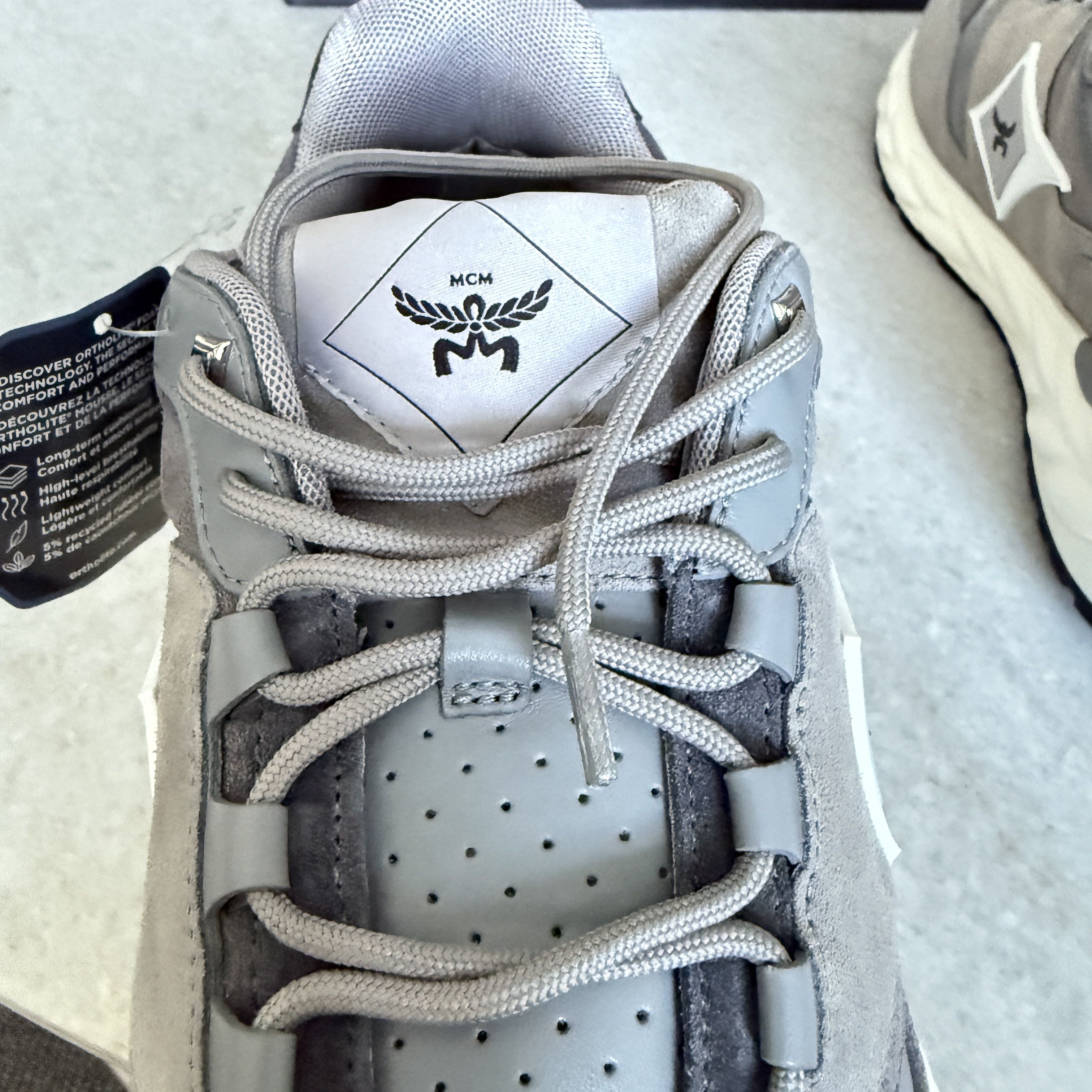 MCM MCM Skywander Low Top Sneakers Men's Ice Gray, Sz 44 Size US 11 / EU 44 - 10 Thumbnail
