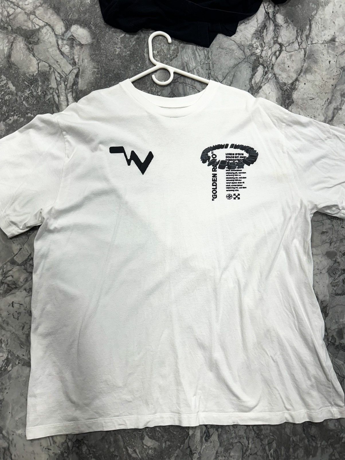 Off-White OFF WHITE Golden Ratio Print Tee Size US L / EU 52-54 / 3 - 1 Thumbnail