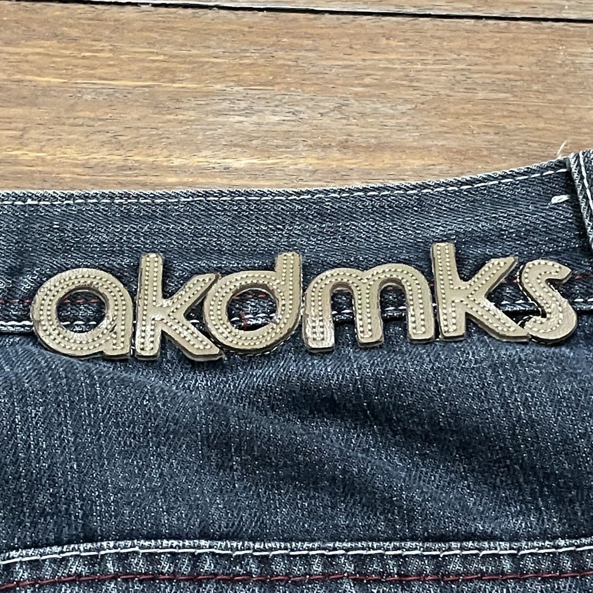 Vintage Rare Design Vintage Brand Akademiks Rapper Baggy Jeans 1990s Size US 35 - 10 Thumbnail