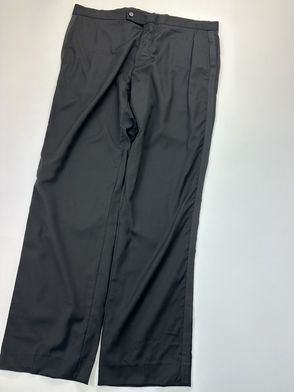 Hugo Boss Hugo Boss Dress Pantd 44R US Size Silk Black Size US 40 / EU 56 - 4 Thumbnail