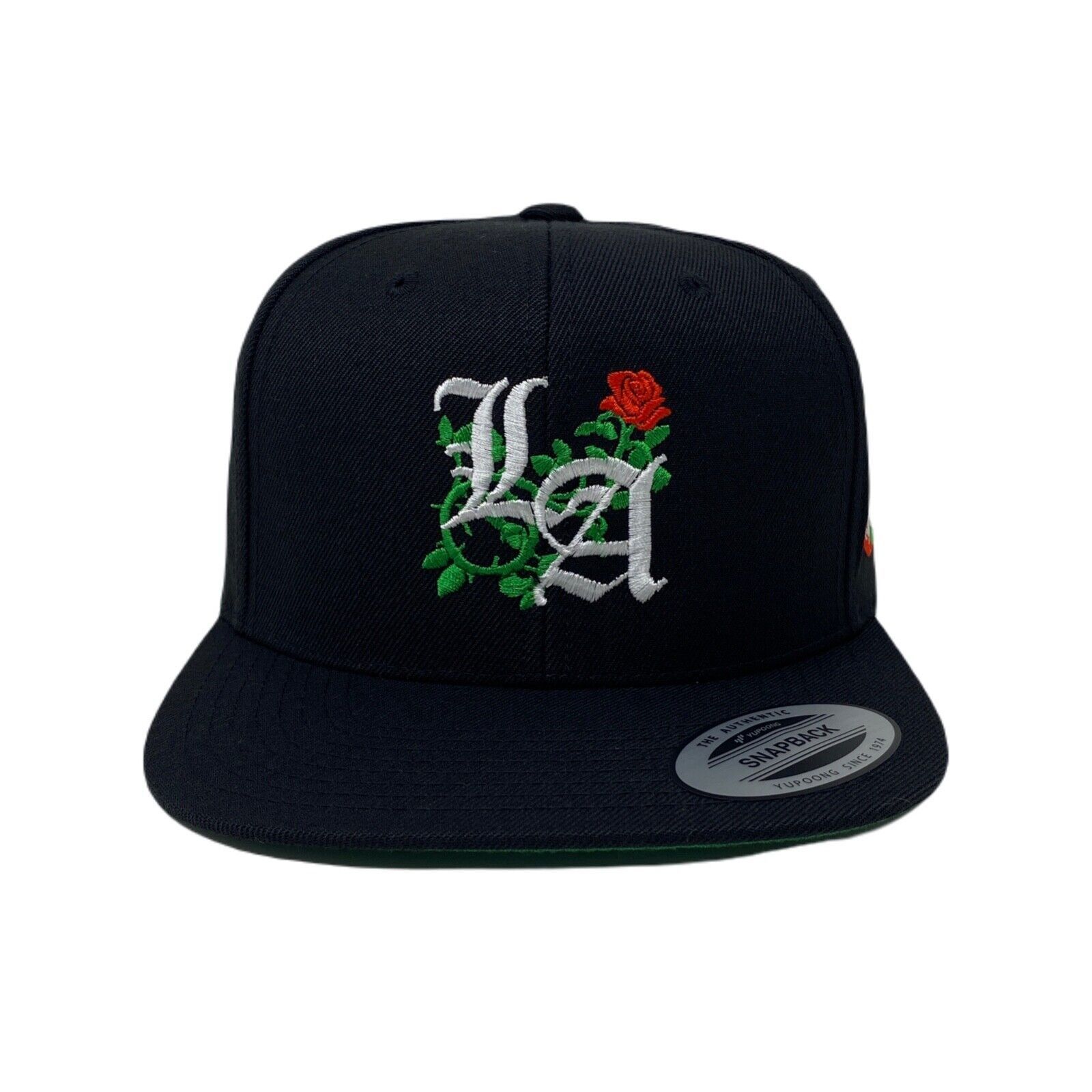 Other Los Angeles Laugh Now RED Cry Later GREEN Masks Snapback Hat Size ONE SIZE - 4 Thumbnail