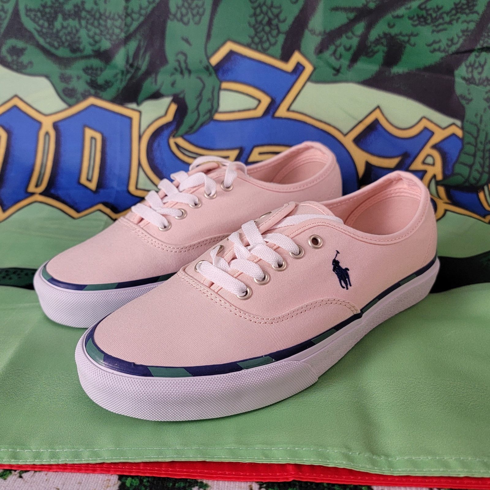 Polo Ralph Lauren Ralph Lauren Polo Keaton Pony Lt Pink Mens Sz 7.5D Size US 7.5 / EU 40-41 - 1 Thumbnail