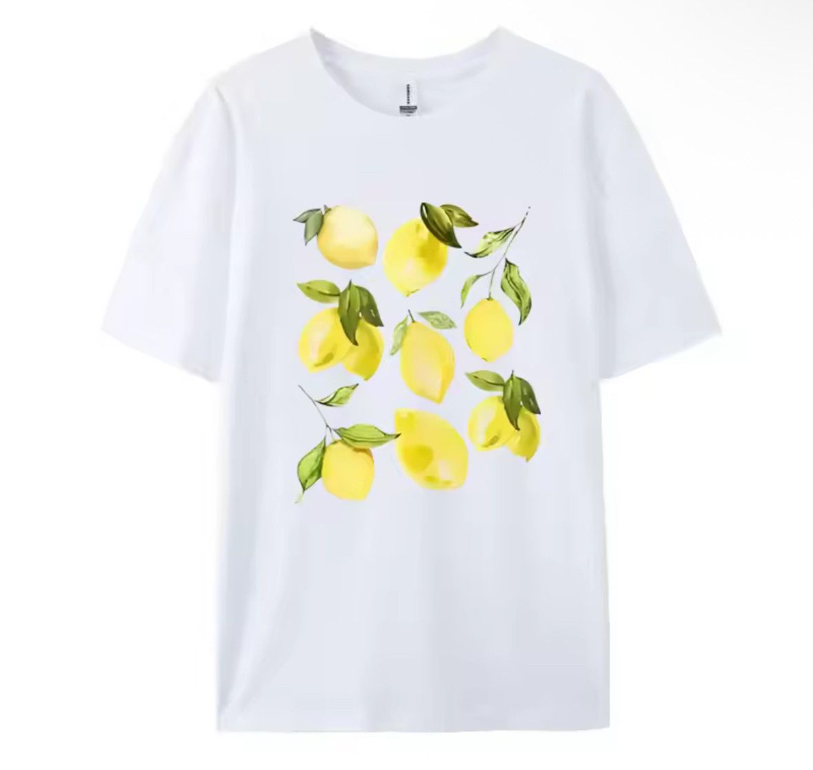 Other Streetwear Cute Lemon Fruit White T-Shirt Punk Graphic Tees Size M / US 6-8 / IT 42-44 - 1 Thumbnail