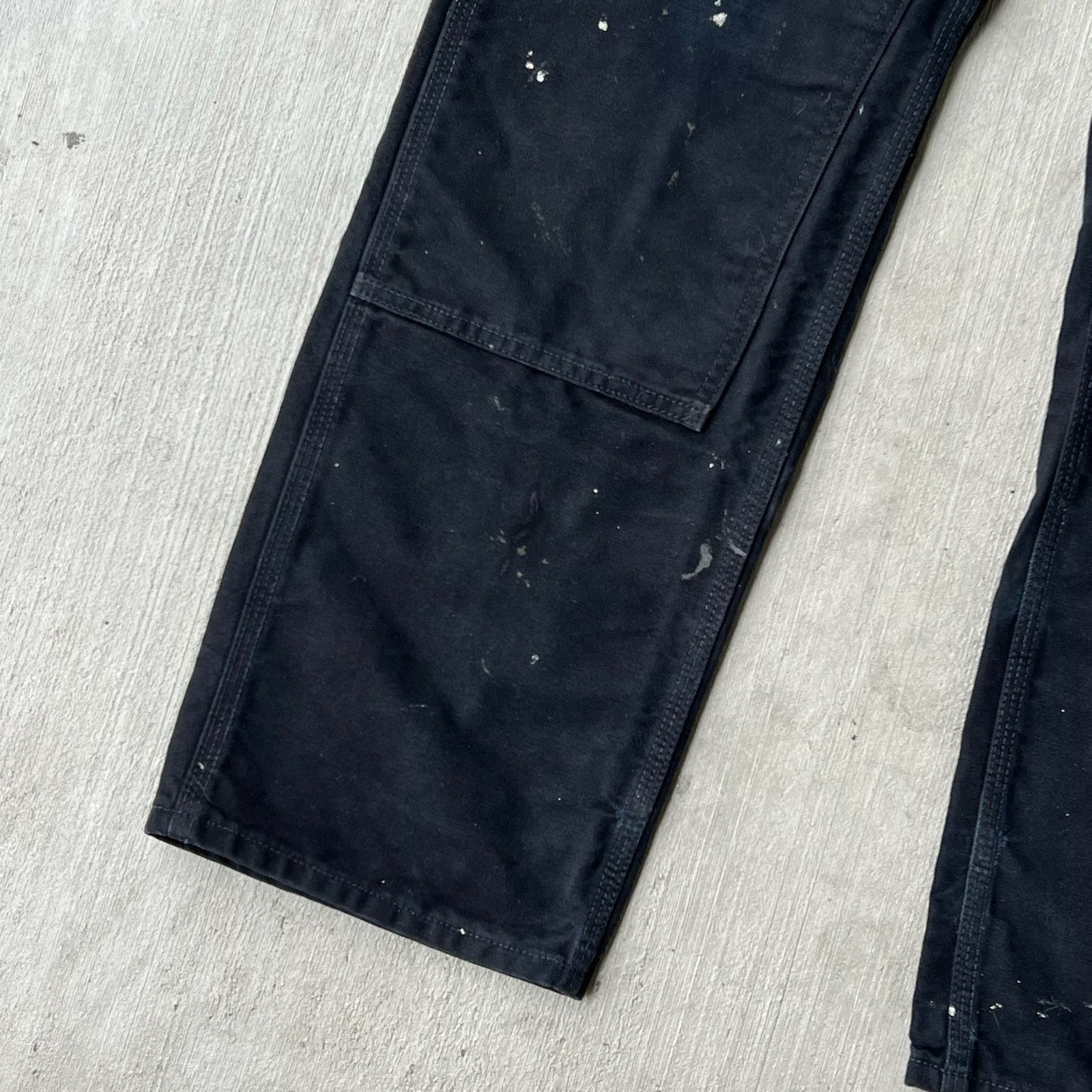 Carhartt × Vintage Carhartt black double knee work wear carpenter pants Size US 28 / EU 44 - 7 Thumbnail