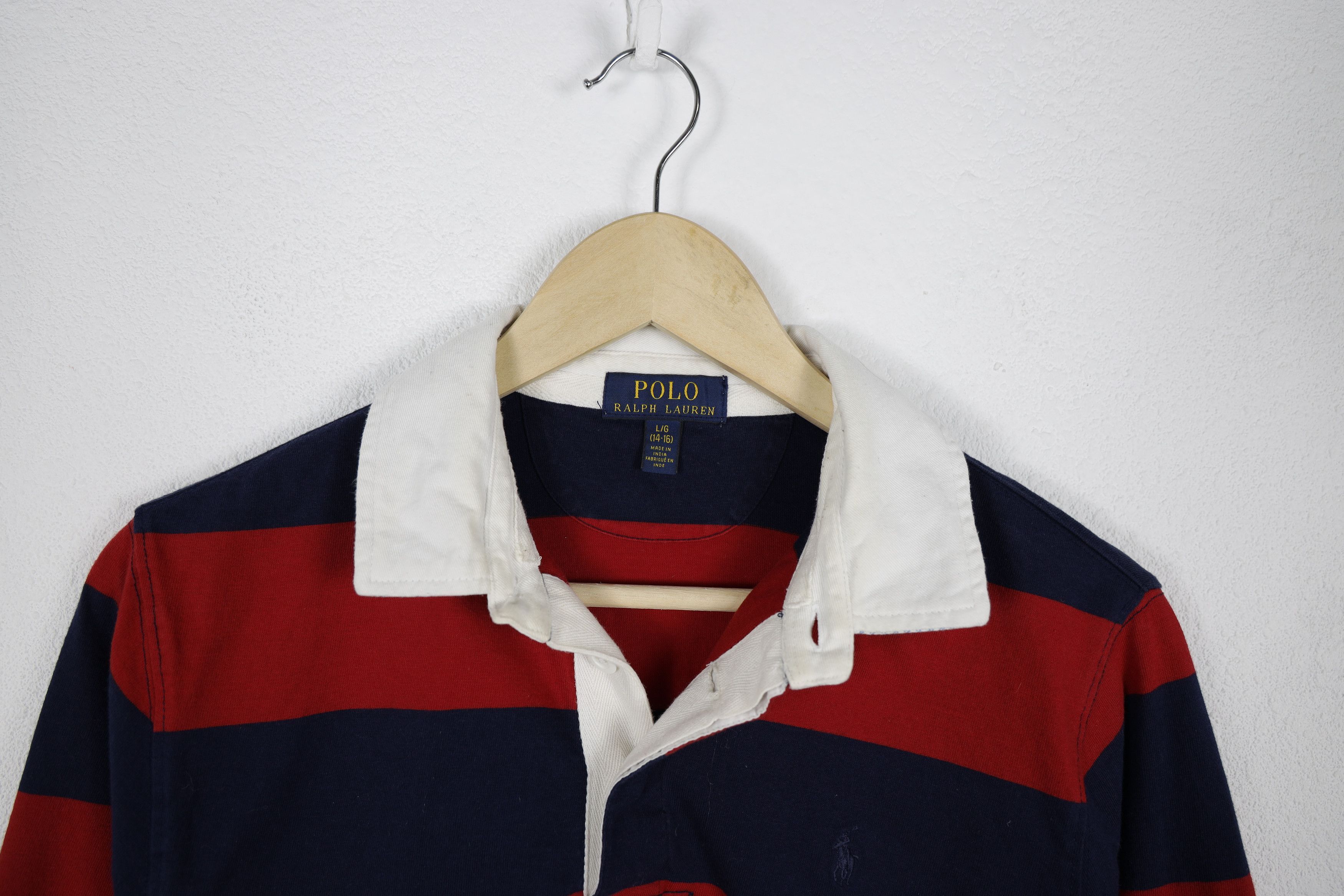 Rugby Ralph Lauren Polo Ralph Lauren Pony Logo Striped Rugby Polo Size L / US 10 / IT 46 - 4 Thumbnail