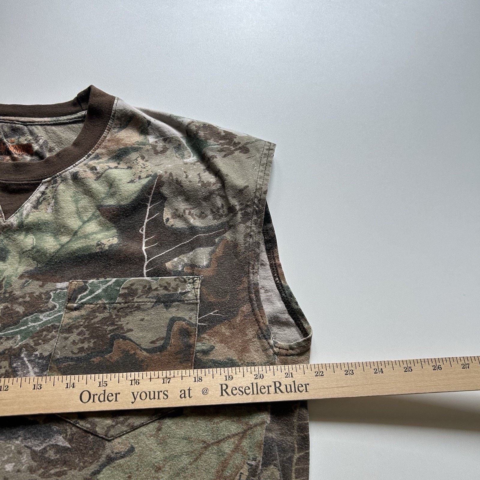 Realtree Vintage Realtree Camo Pocket T Shirt Sleeveless Medium Y2K Size US M / EU 48-50 / 2 - 4 Thumbnail