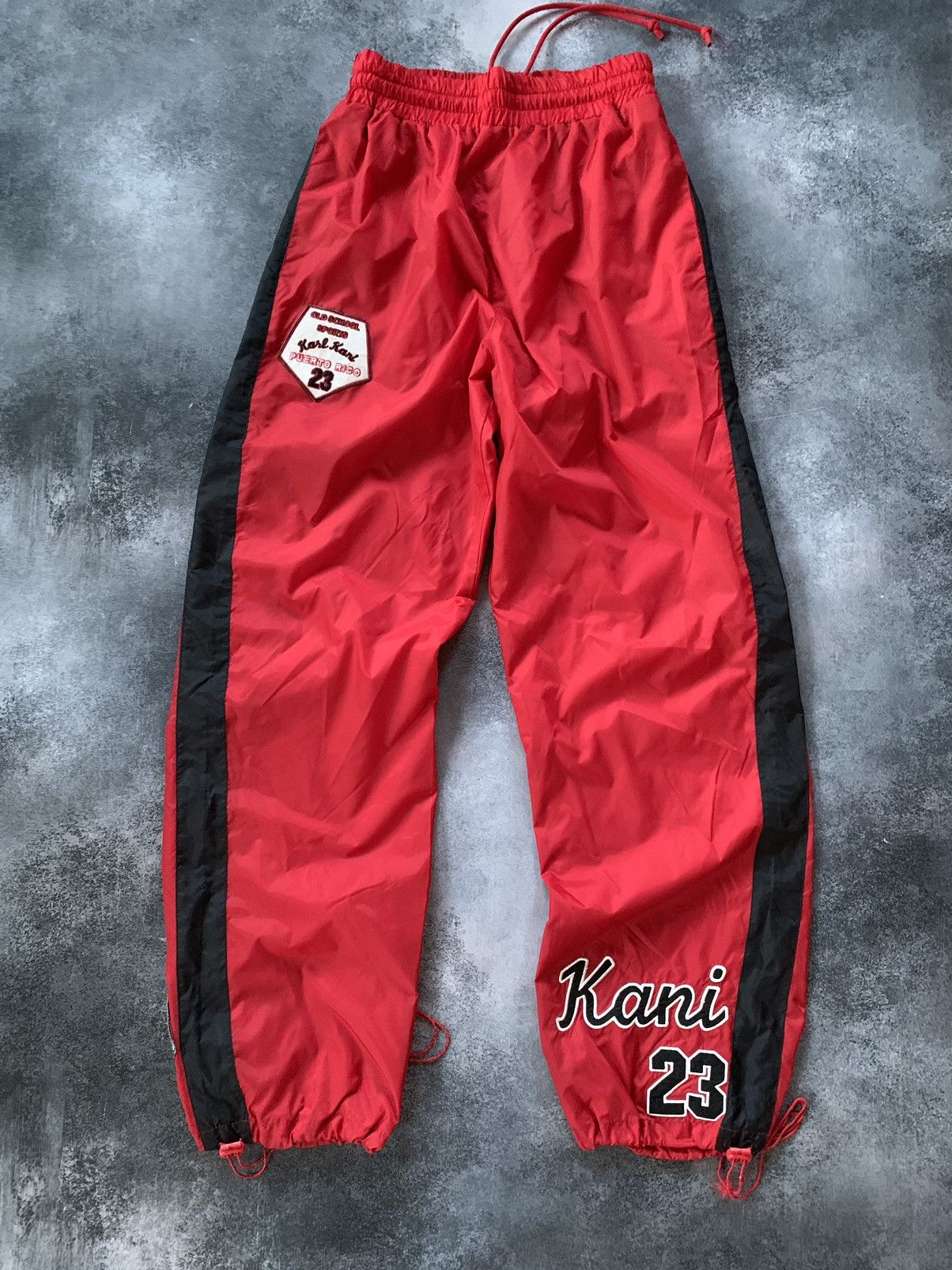 Karl Kani × Vintage Vintage Karl Kani Trackpants Size US 31 - 1 Thumbnail