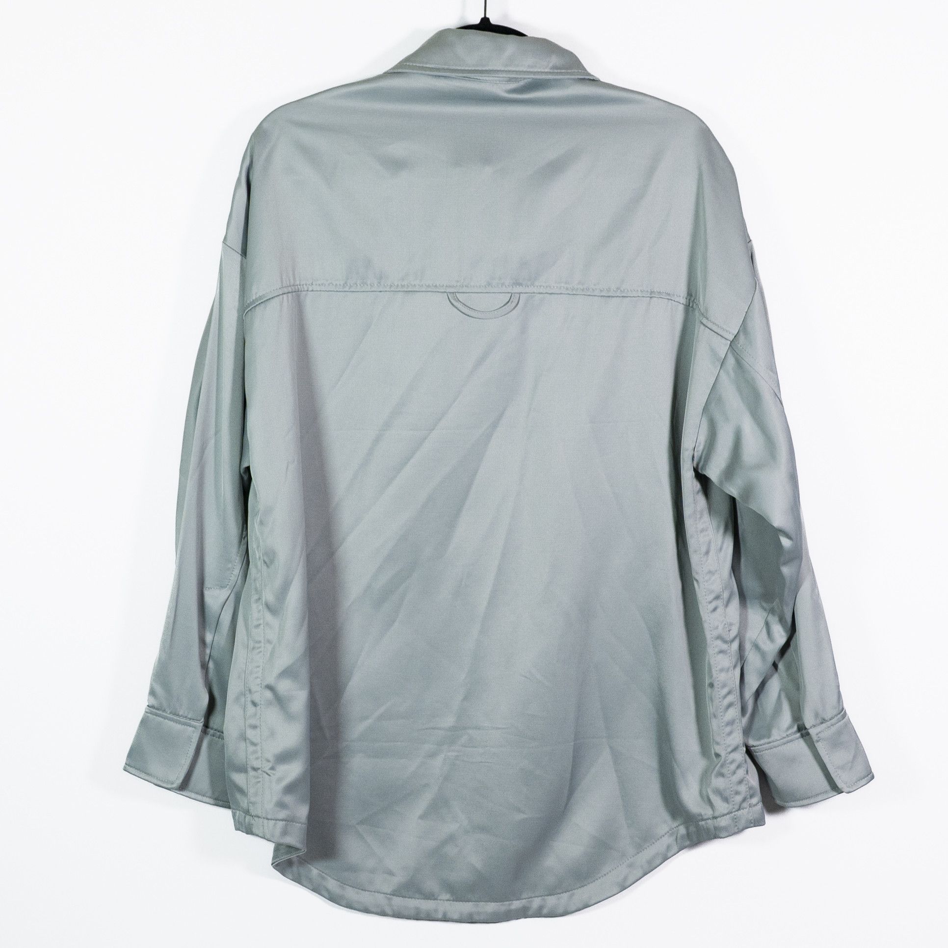Zara NEW Zara Sateen Satin Snap Button Front Size S / US 4 / IT 40 - 4 Thumbnail