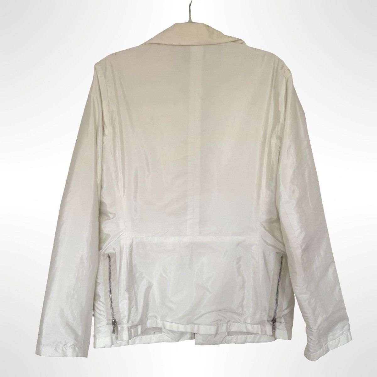 Jil Sander Jil Sander white nylon jacket Size US XXS / EU 40 - 2 Thumbnail
