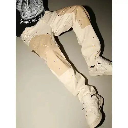Other Hip Hop Khaki Cashew Flower Overalls Ink Size US 30 / EU 46 - 4 Thumbnail