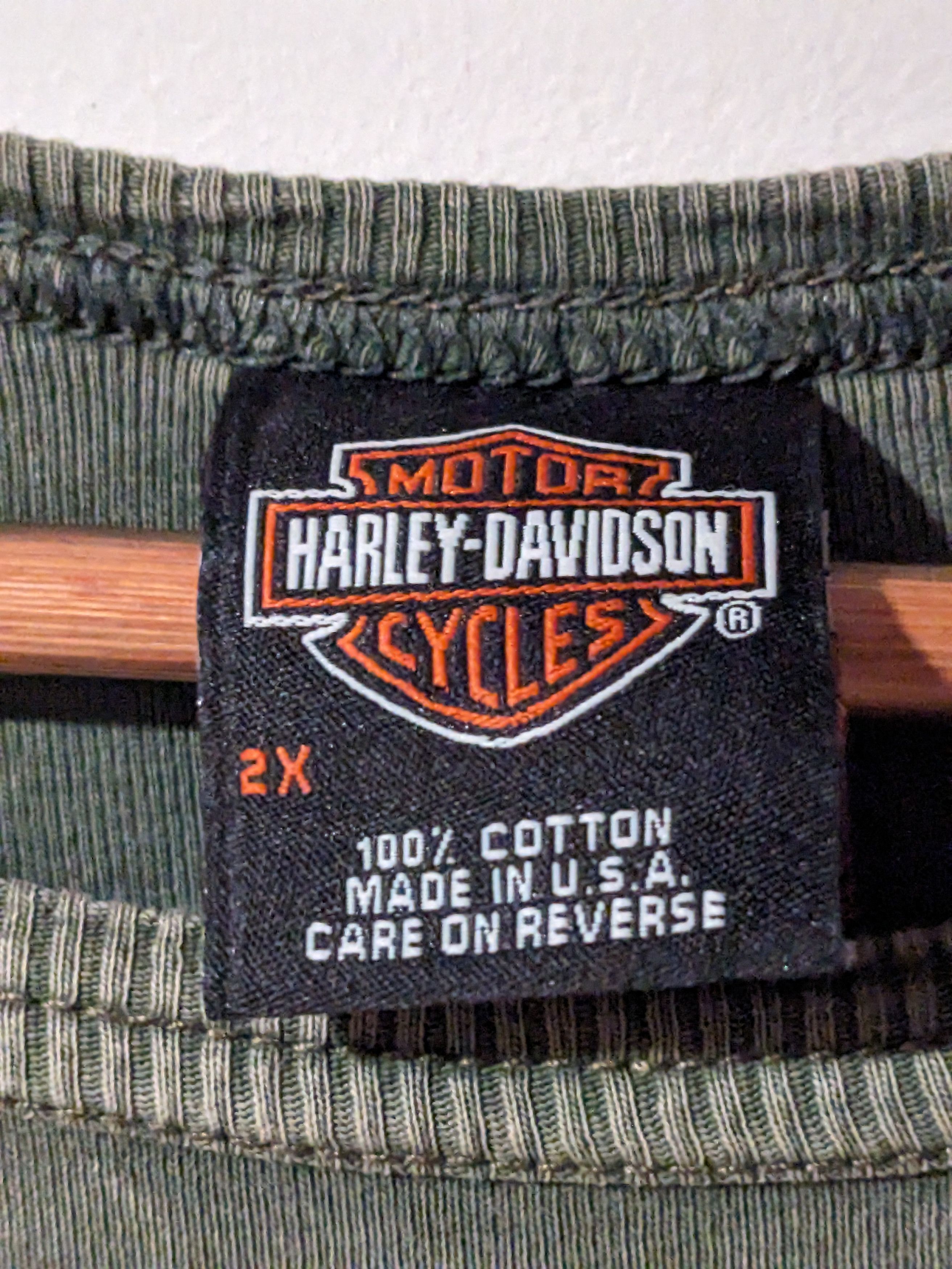Harley Davidson × Vintage Vintage 2007 Harley-Davidson Skulls Long-Sleeve T-Shirt Size XXL / US 16-18 / IT 52-54 - 4 Thumbnail