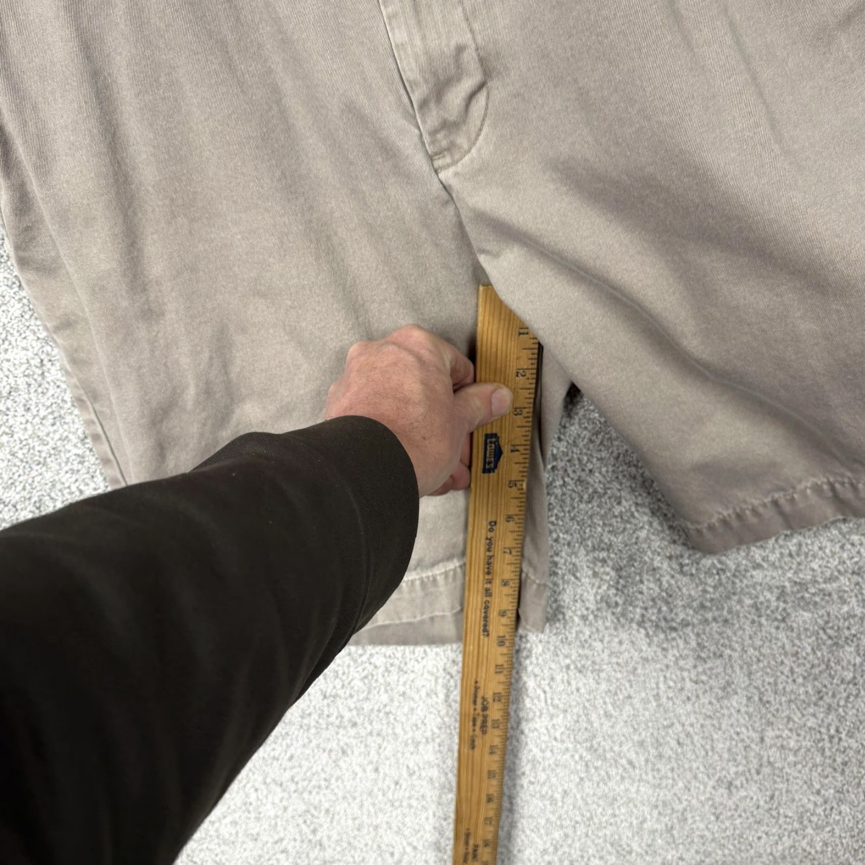 Johnston & Murphy Johnston & Murphy Chino Shorts Mens 35x10 Beige Stone Preppy Old Money Summer Denim? Size US 35 - 5 Thumbnail
