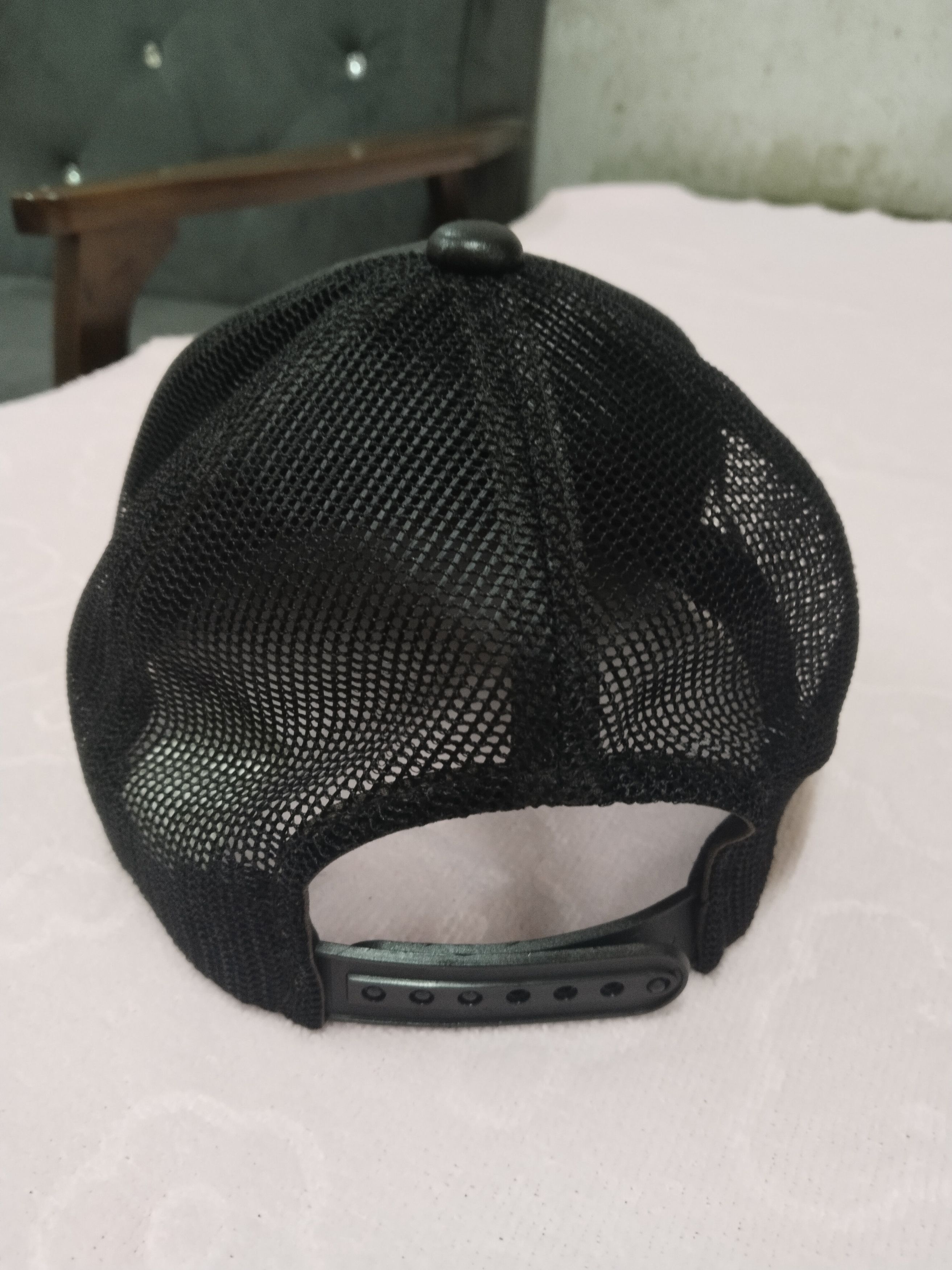 Japanese Brand VINTAGE FUCK SPELLOUT PU LEATHER CAP Size ONE SIZE - 5 Thumbnail