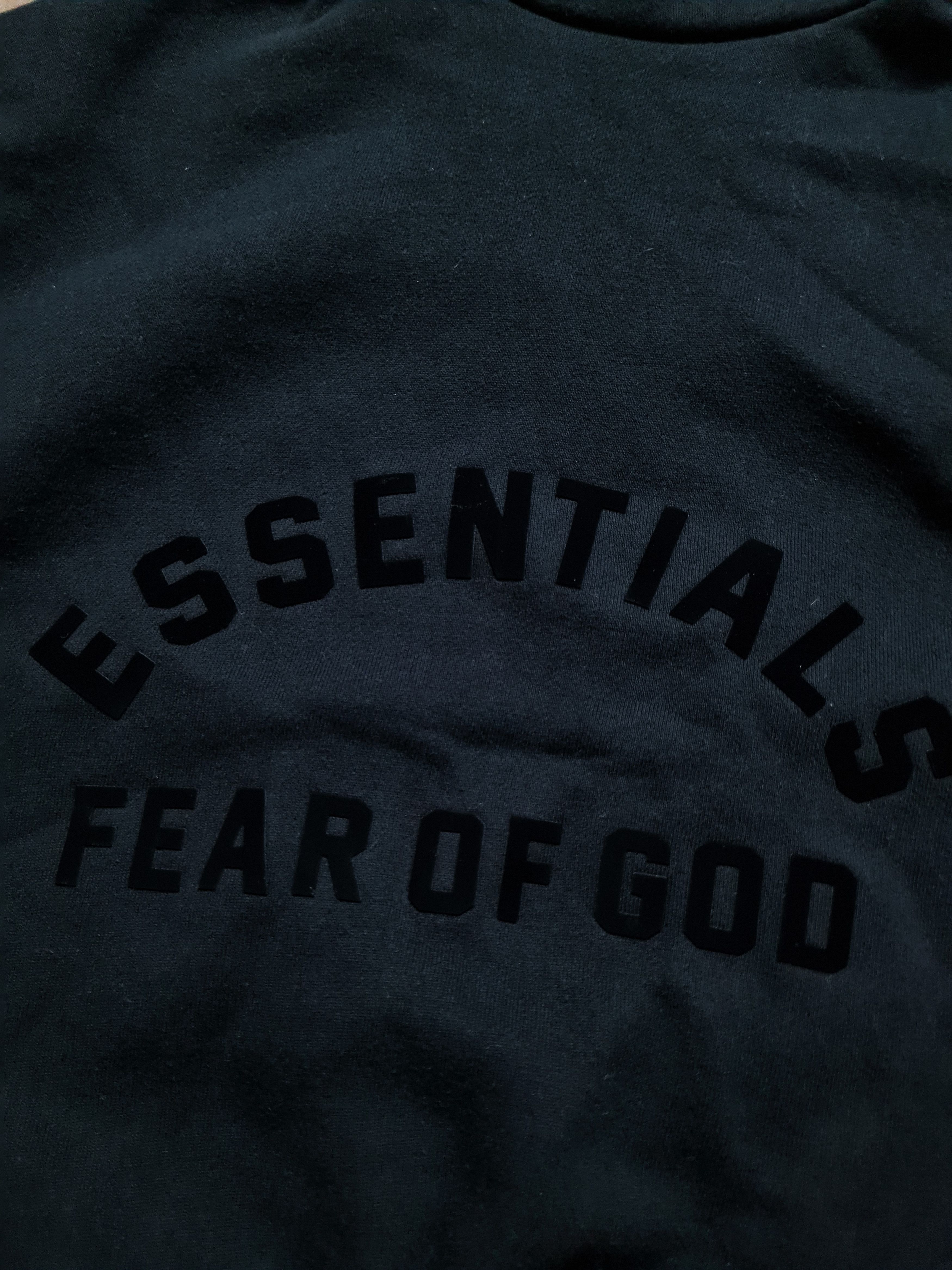 Essentials Womens Essential Fear Of God Pullover Jet Black Hoodie Size XS / US 0-2 / IT 36-38 - 18 Thumbnail