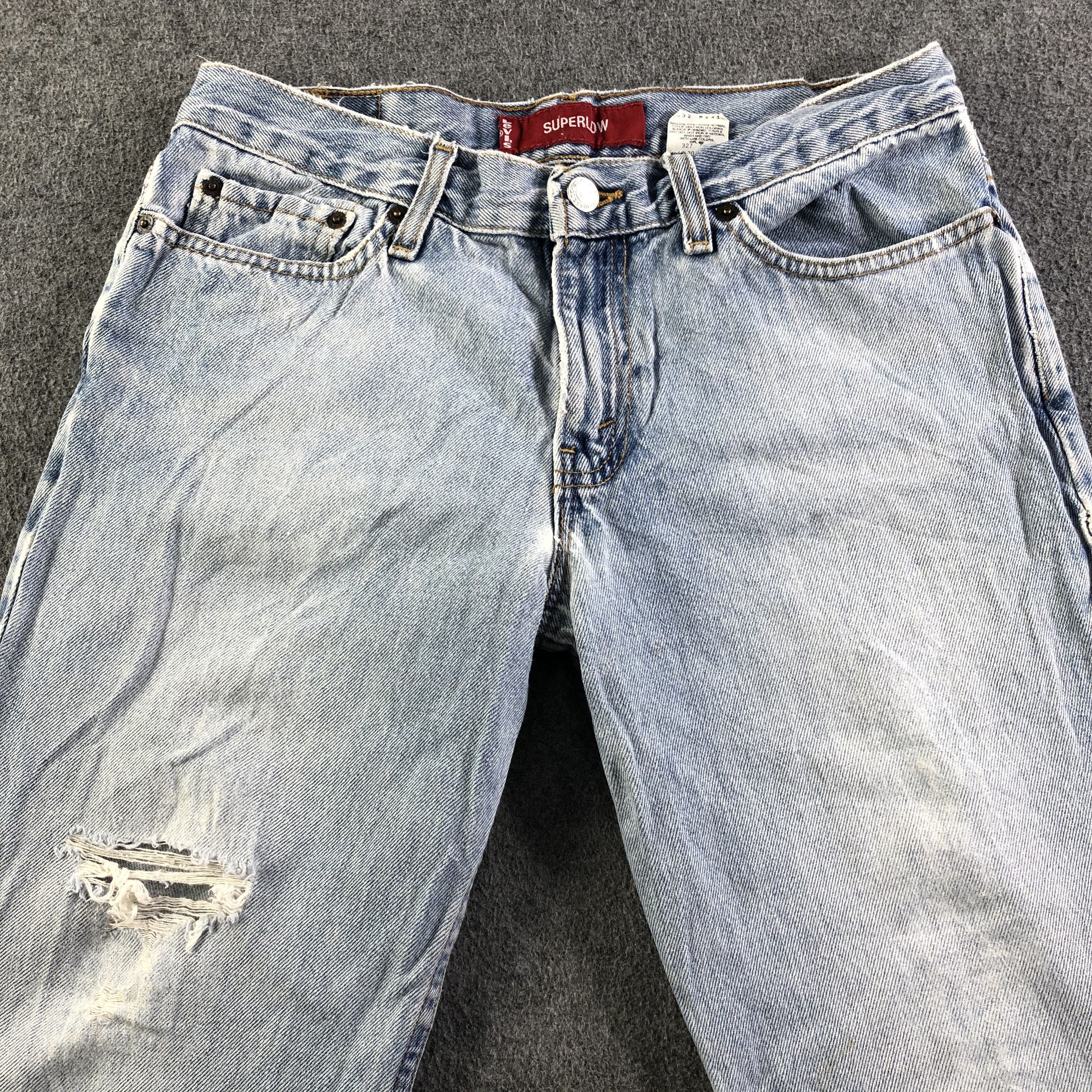 Levi's Vintage Light Wash Levis 518 Jeans-J3245 Size US 30 / EU 46 - 3 Thumbnail