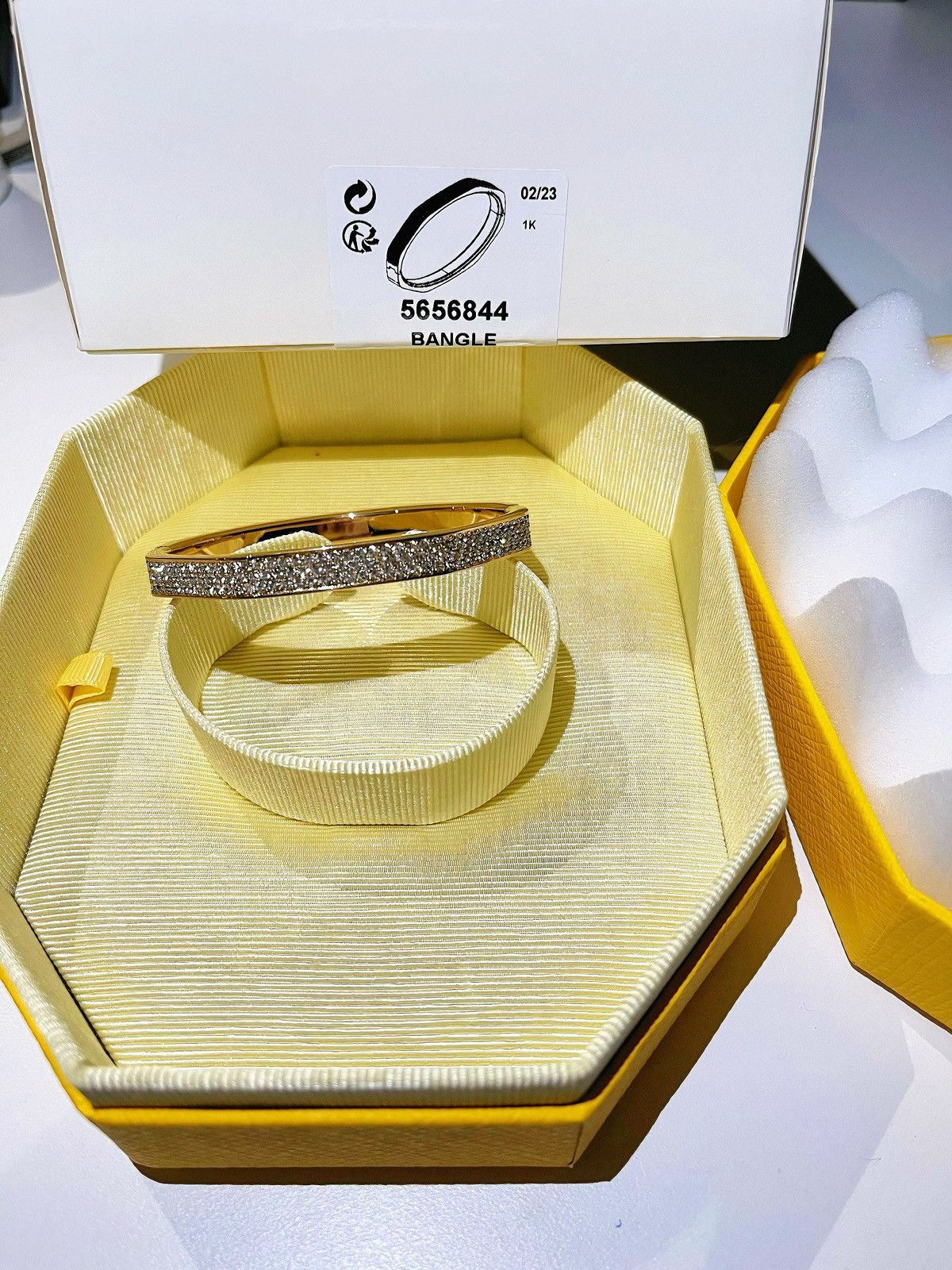 Swarovski Swarovski Dextera Bangle Gold Size ONE SIZE - 3 Thumbnail