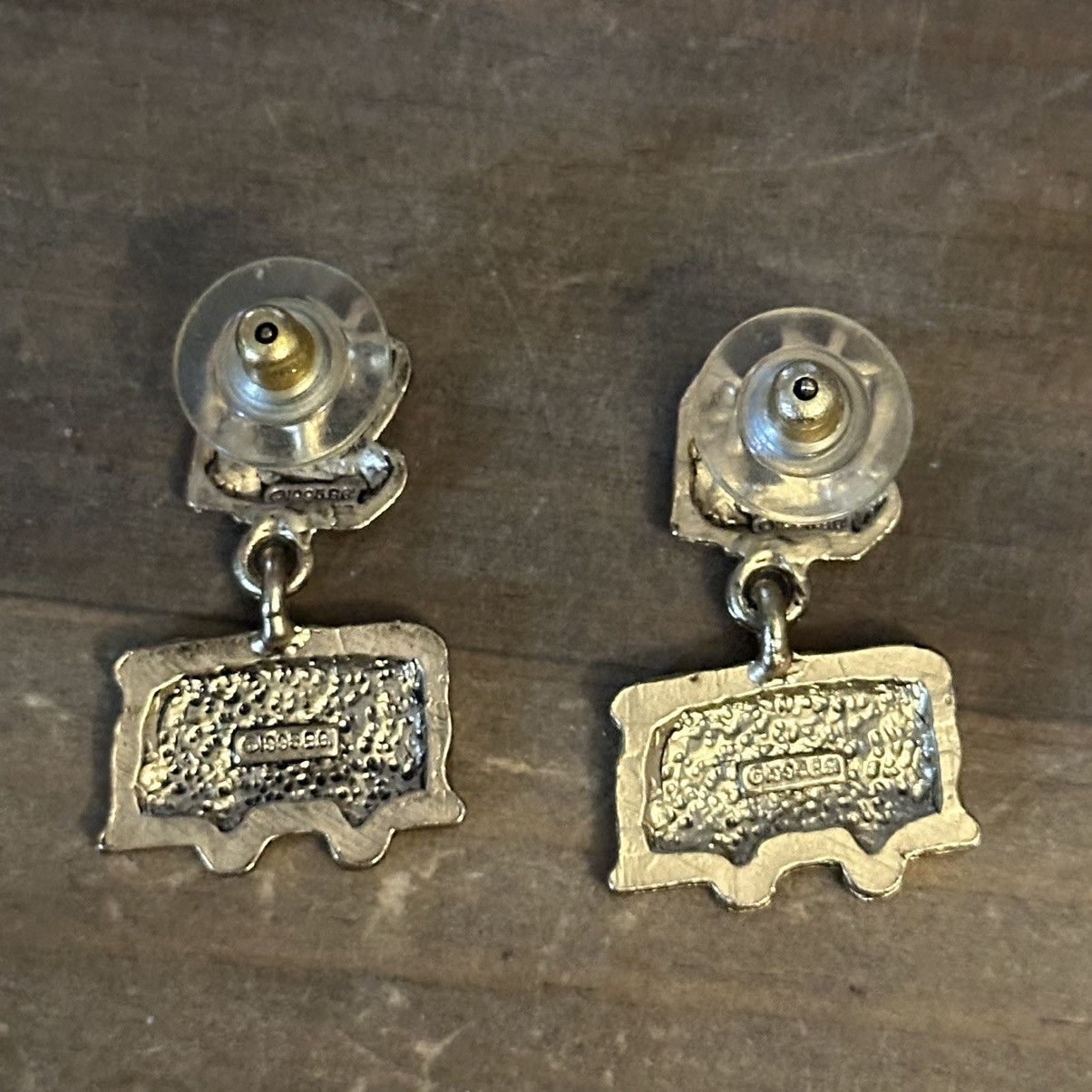 Vintage Vintage school bus dangle post earrings Size ONE SIZE - 6 Thumbnail